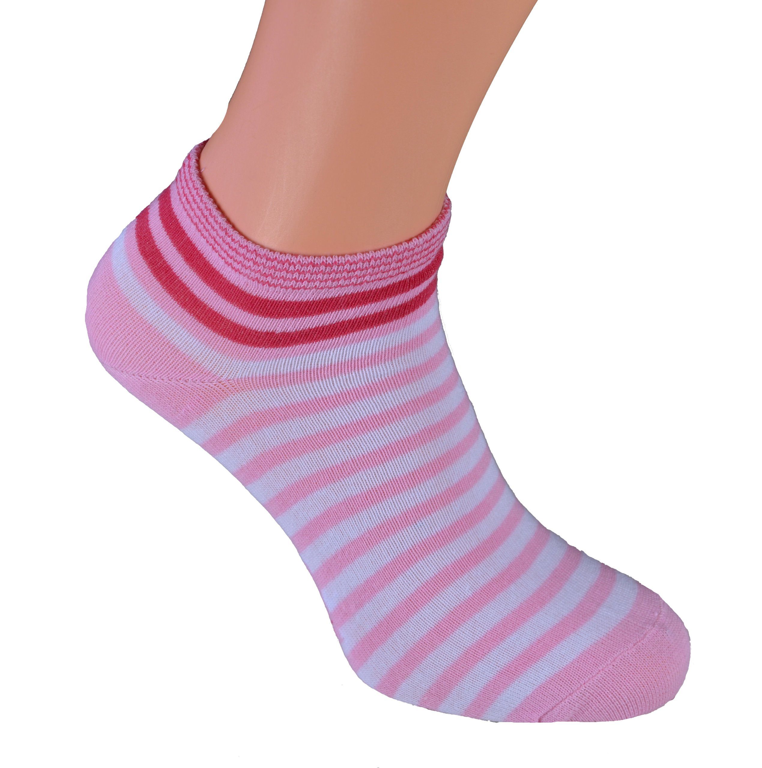 Cocain underwear Sneakersocken Damen Sneaker Socken bunte Füsslinge kurze halbe Söckchen 80 Baumwolle (8-Paar) verschiedene Modelle