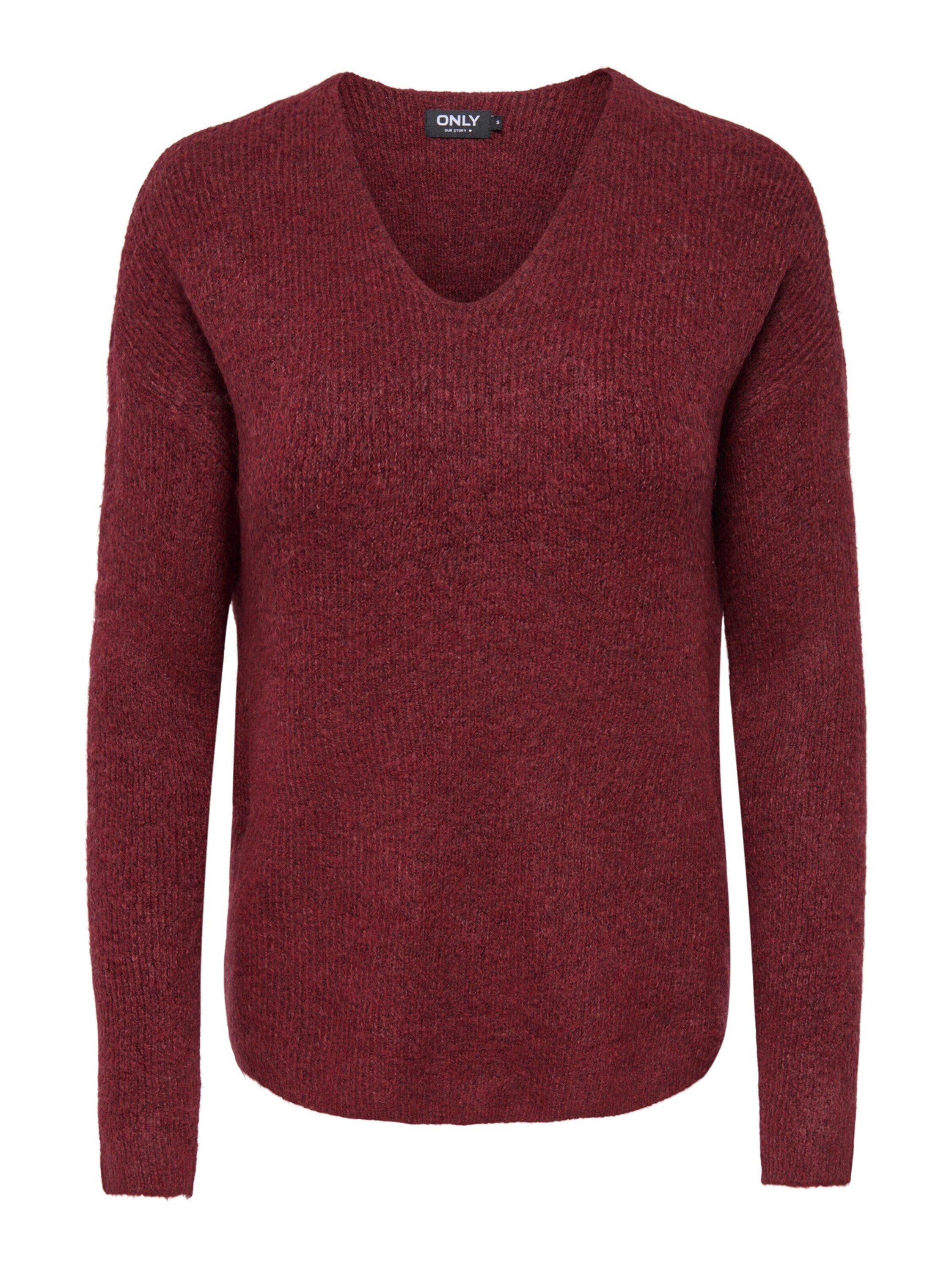 V-Ausschnitt-Pullover ONLCAMILLA V-NECK L/S PULLOVER KNT NOOS