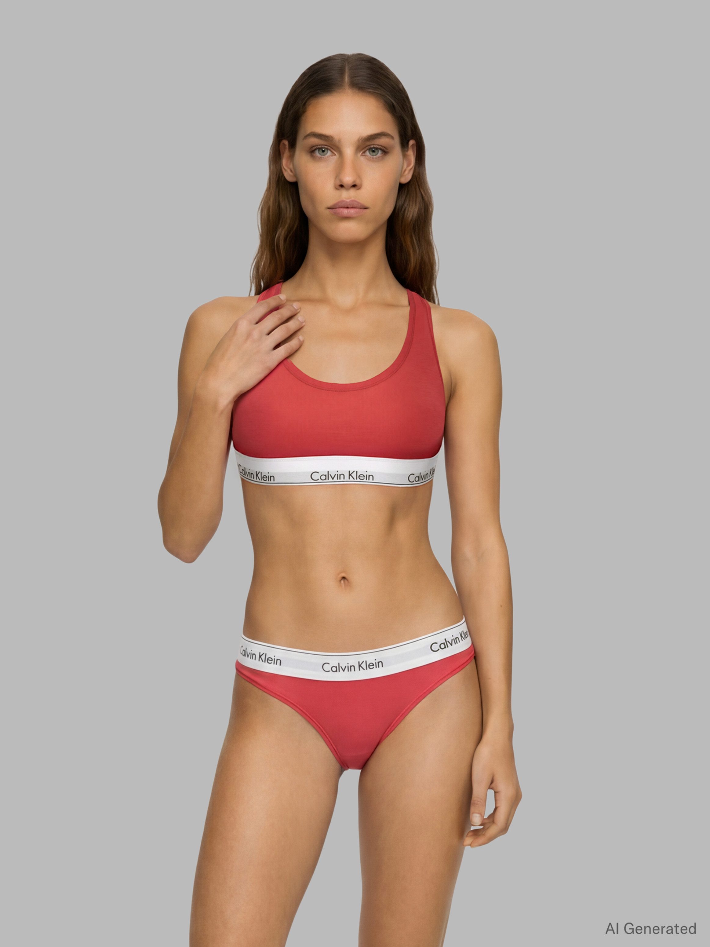 Calvin Klein Underwear Bralette BRALETTE 2PK (Packung, 2er-Pack) Körpernahe Passform mit elastischem Bund