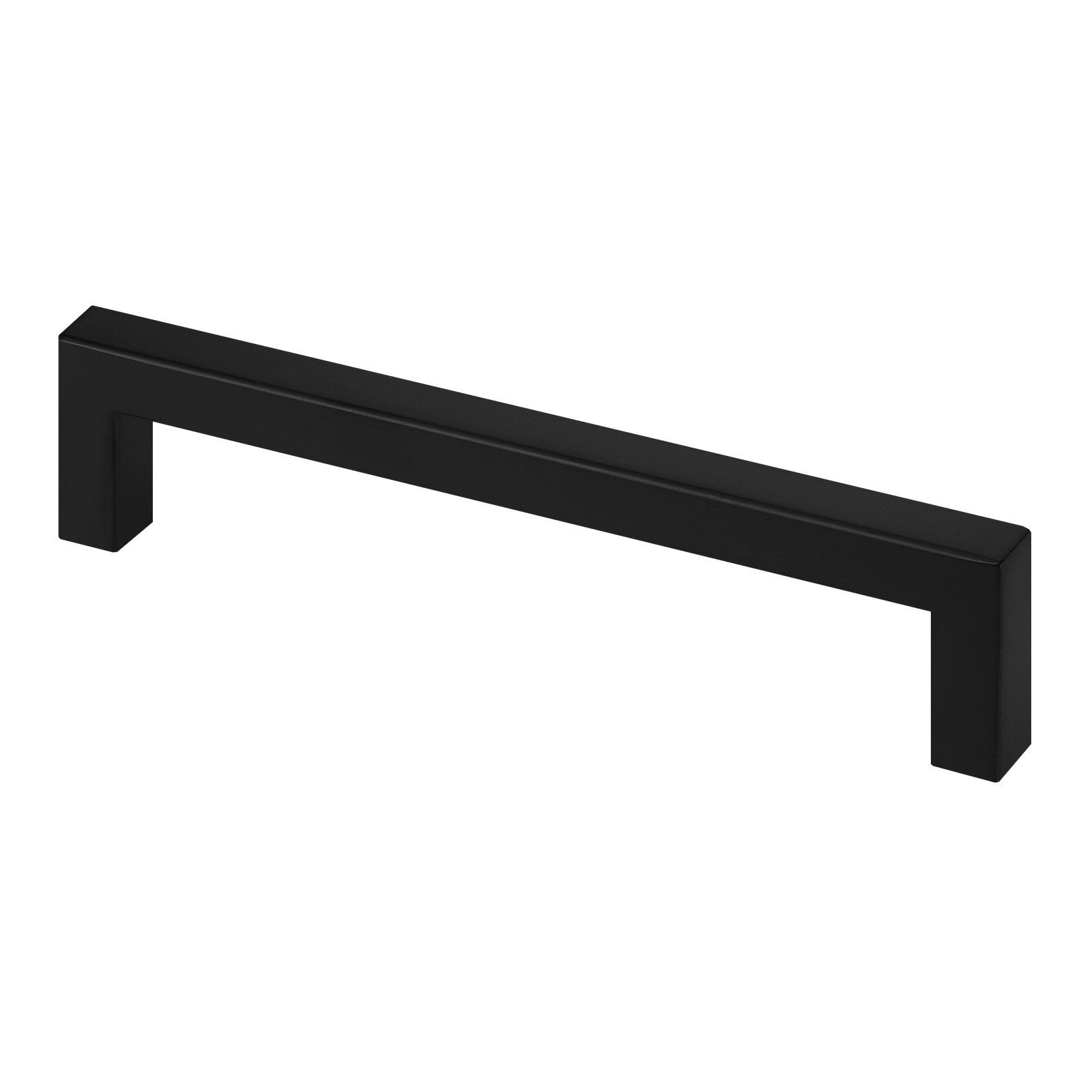 SO-TECH® Möbelgriff Schrankgriff EDELSTAHL BLACKLINE schwarz matt (Spar-Set, 10-St), Bohrlochabstand 128 mm inkl. M4 Befestigungsschrauben