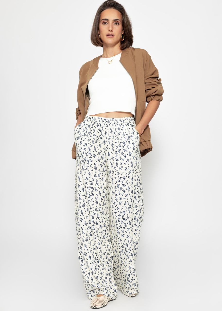 SASSYCLASSY Stoffhose Hose mit weitem Bein günstig online kaufen