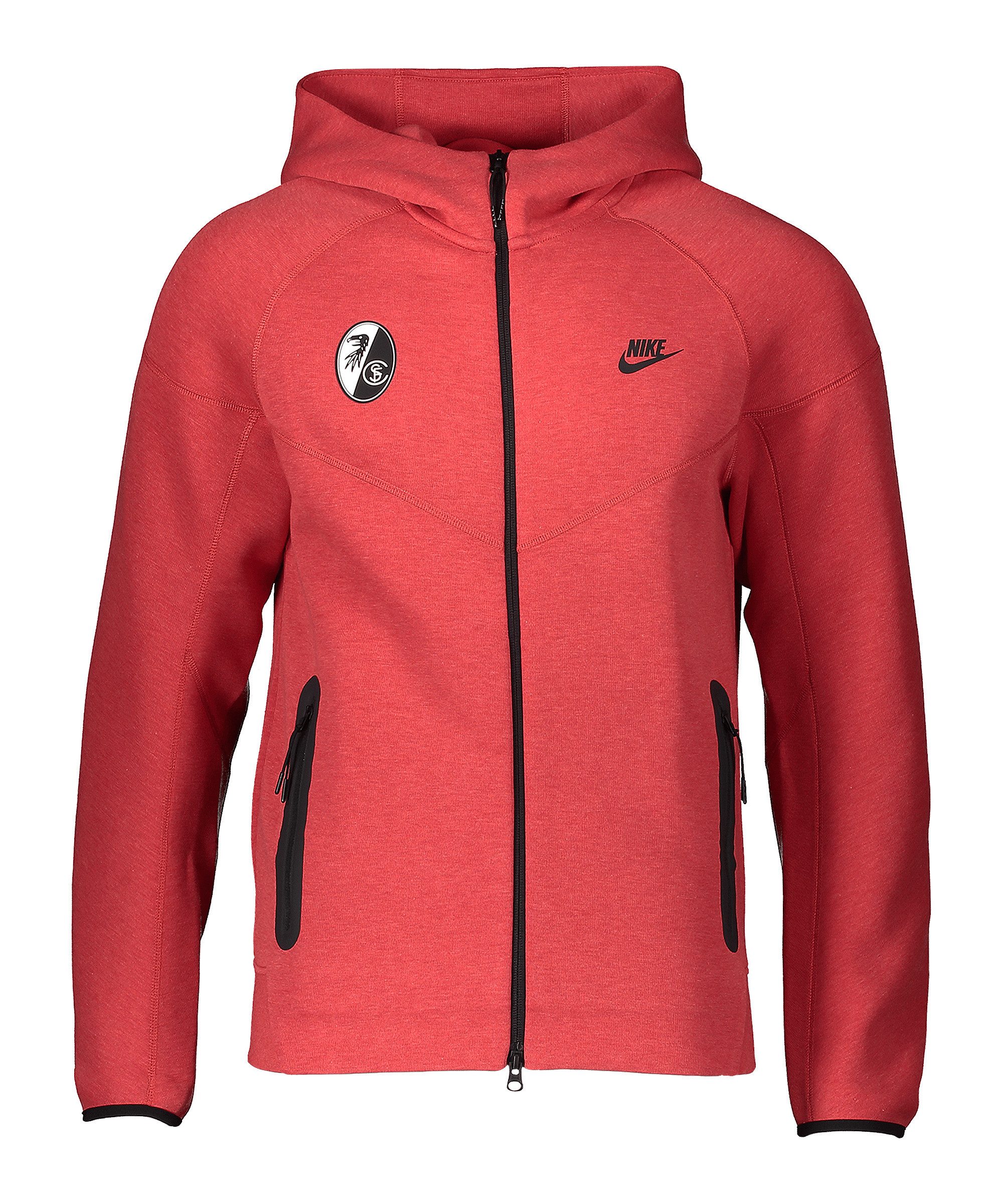 Nike Sweatshirt Nike Performance SC Freiburg Tech Fleece Hoody Baumwolle
