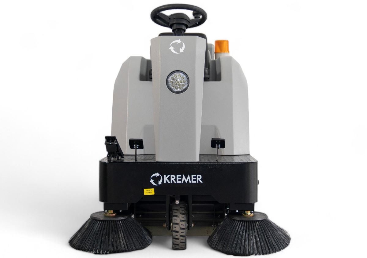 Kehrmaschine Aufsitz - Kehrmaschine KRYZS4 48V 6.380 m²/h Flächenleistung