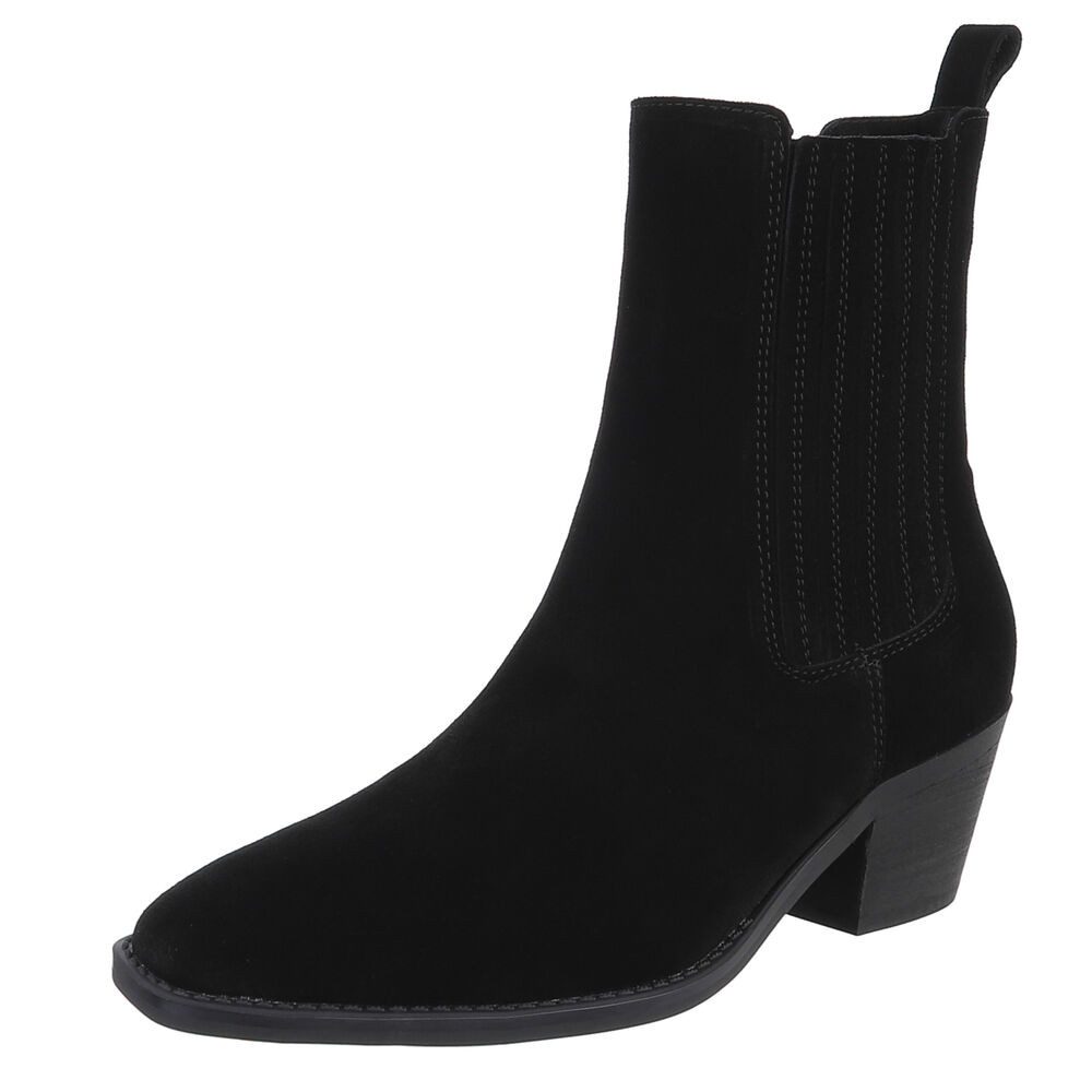 Ital-Design Elegante Leder-Stiefeletten für Damen - günstig online kaufen