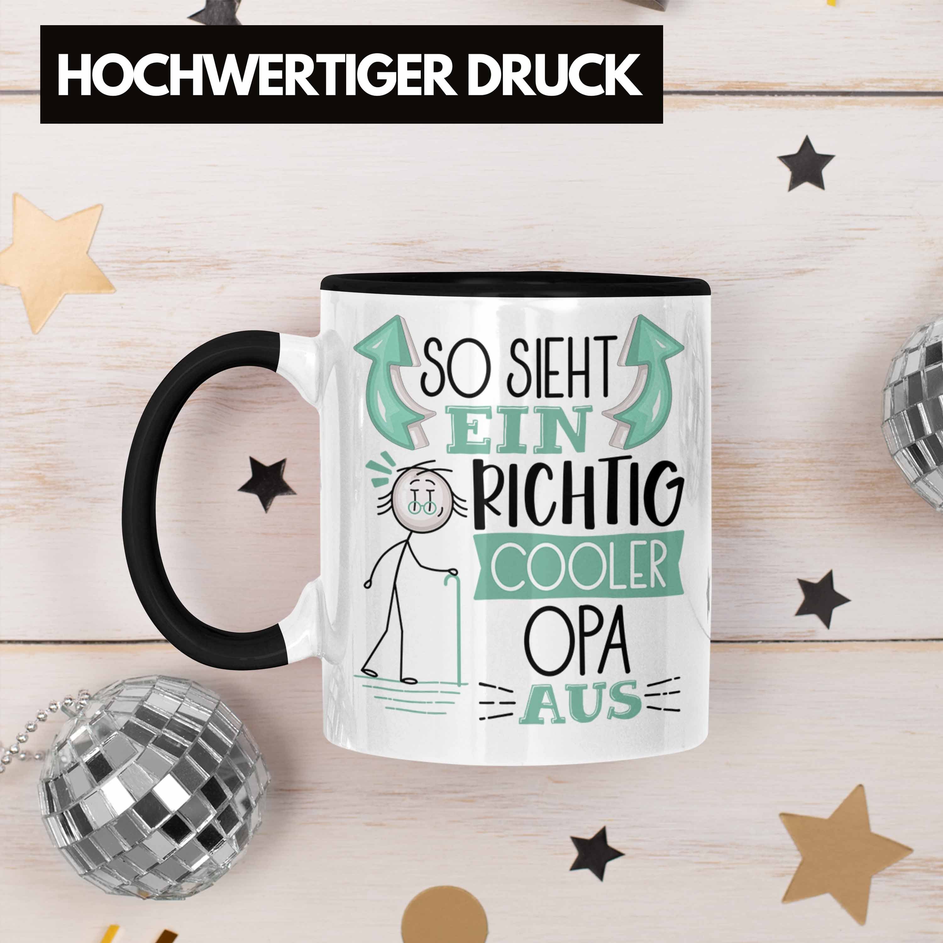 So Ein Schwarz Aus RIchtig Tasse Lu Cooler Trendation Sieht Opa Opa Geschenkidee Geschenk Tasse