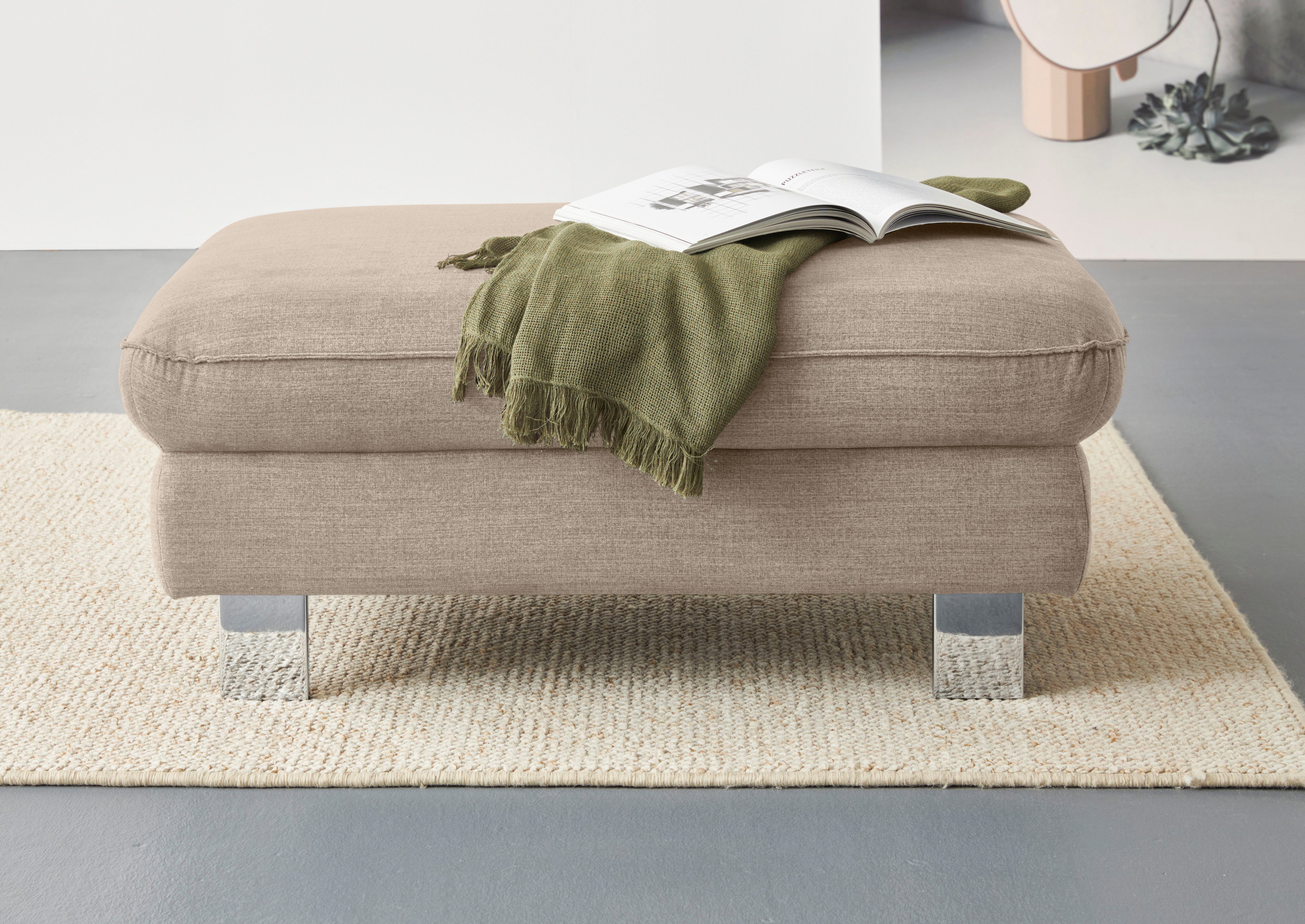 COTTA Hocker Driver, mit edlen Metallfüßen