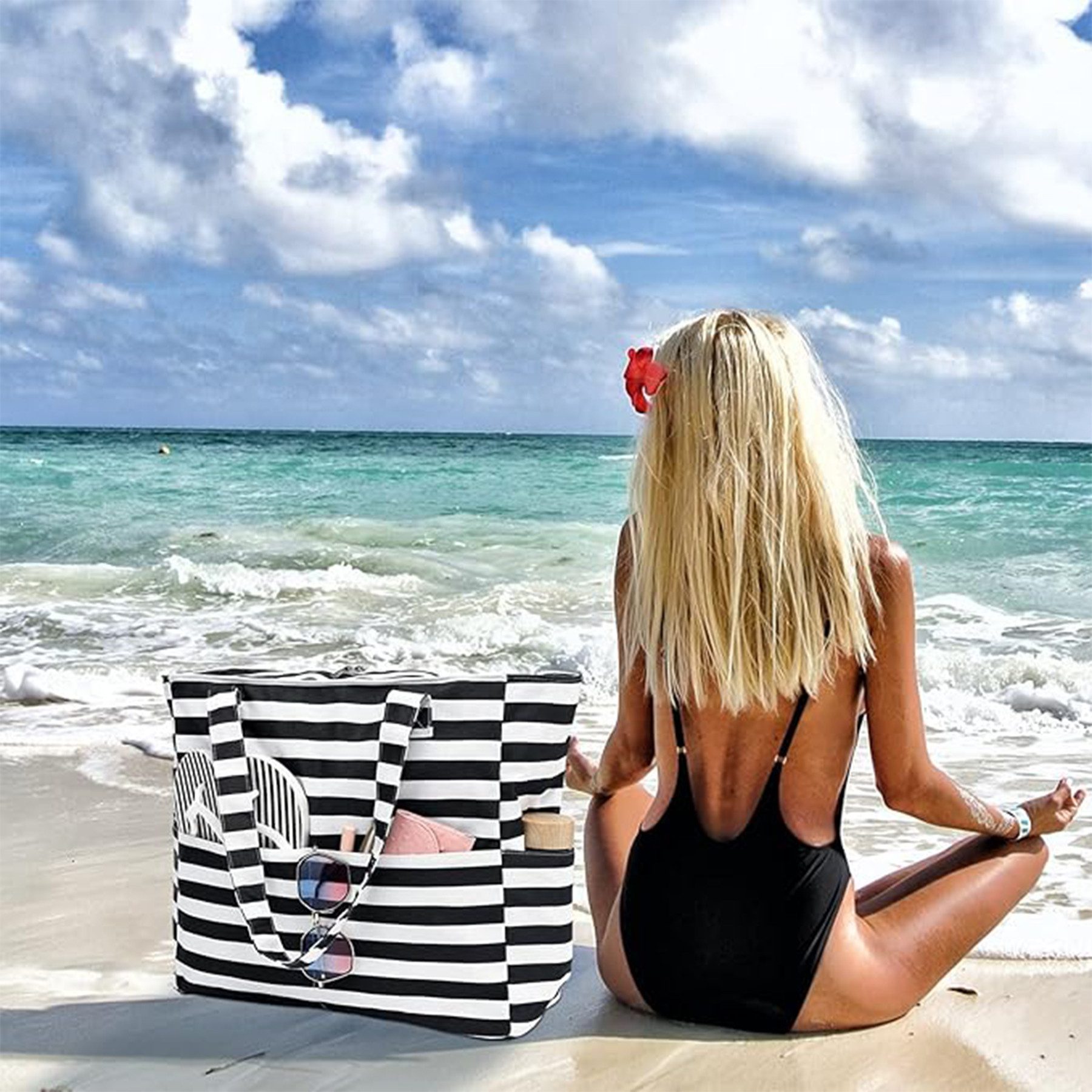 Mutig Strandtasche Große Strandtasche, Schwimmbadtasche Damen günstig online kaufen