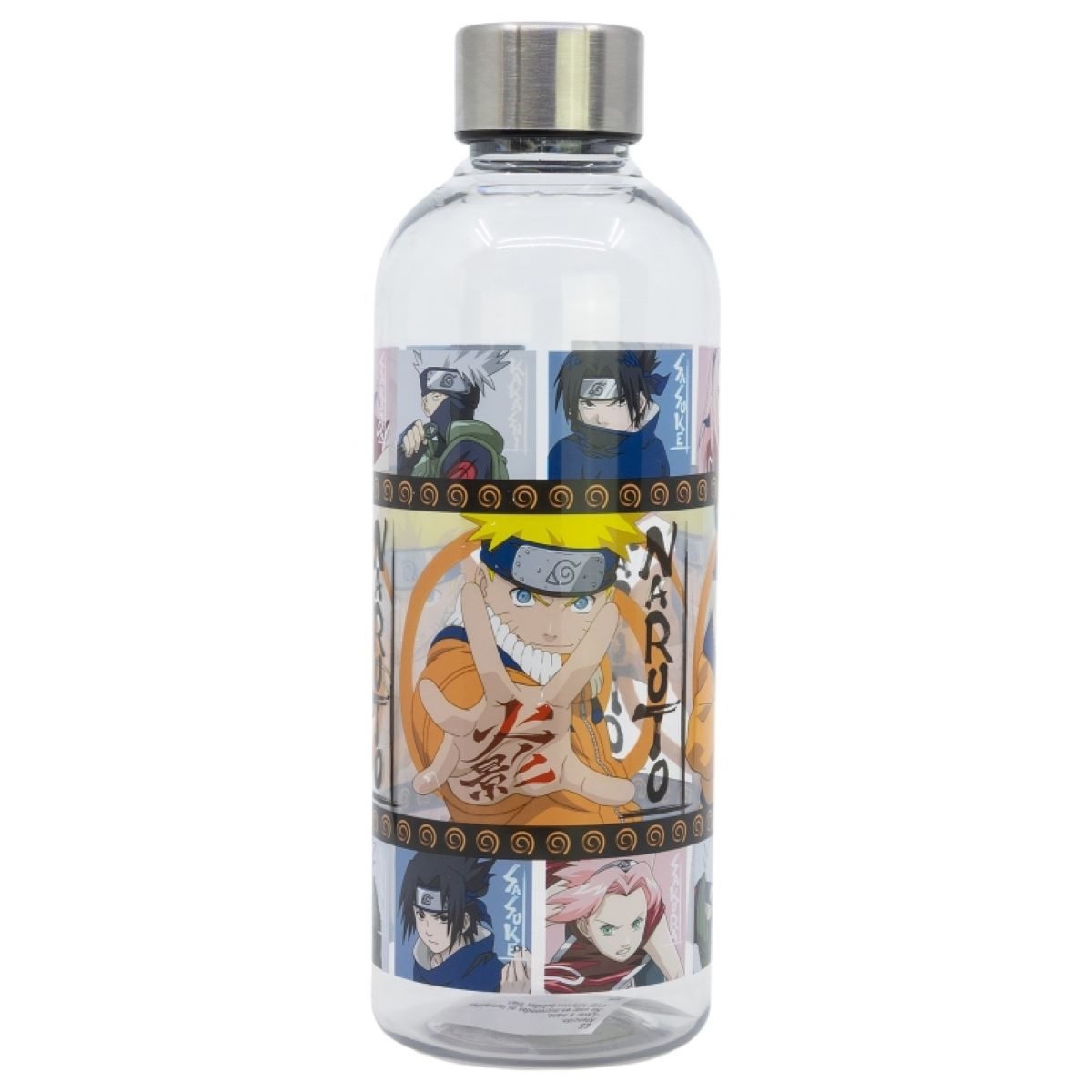 Stor Trinkflasche Naruto Trinkflasche 850 ml Wasserflasche für Schule & Sport, 850 ml