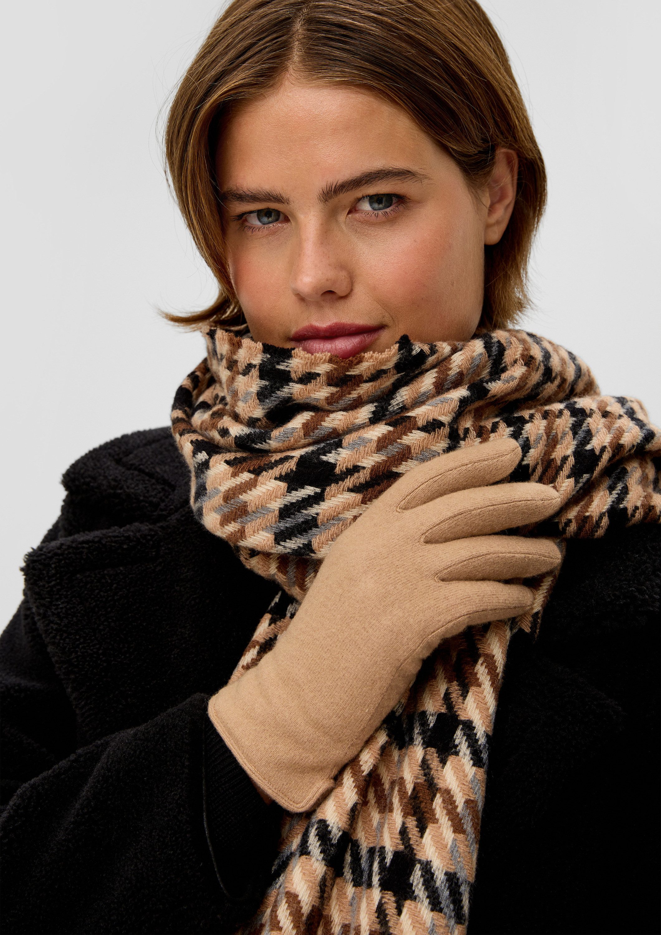 s.Oliver Strickhandschuhe Handschuhe Handschuhe aus Wollmix günstig online kaufen