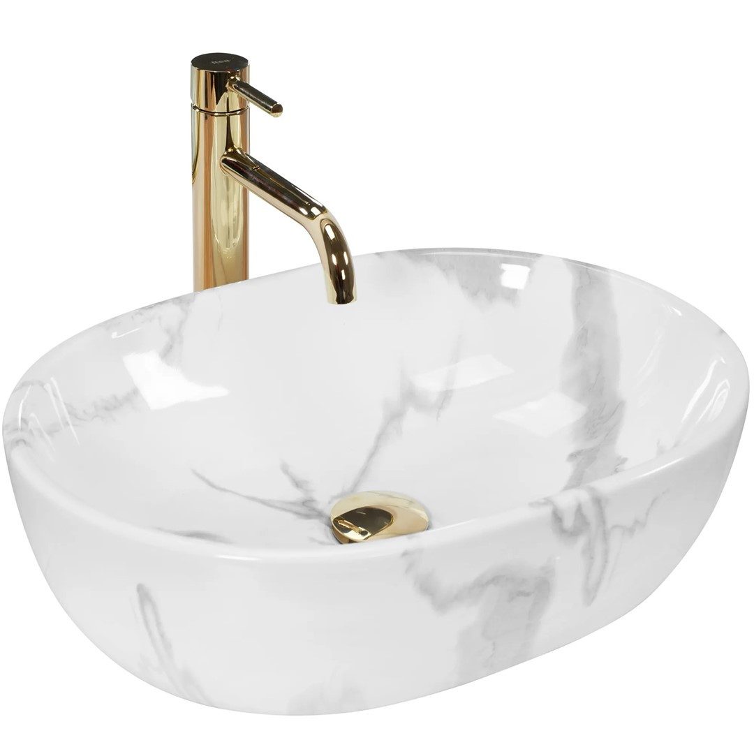 GTM Design Aufsatzwaschbecken AMELIA Modern Waschbecken günstig online kaufen