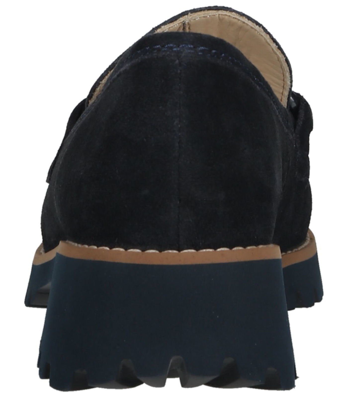 048099 Slipper Veloursleder Slipper Ara blau