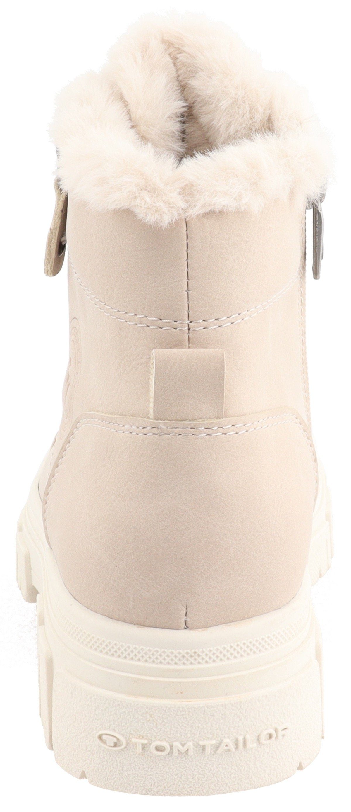 TOM TAILOR Winterboots Plateauboots, Winterboots mit Zierreißverschluss