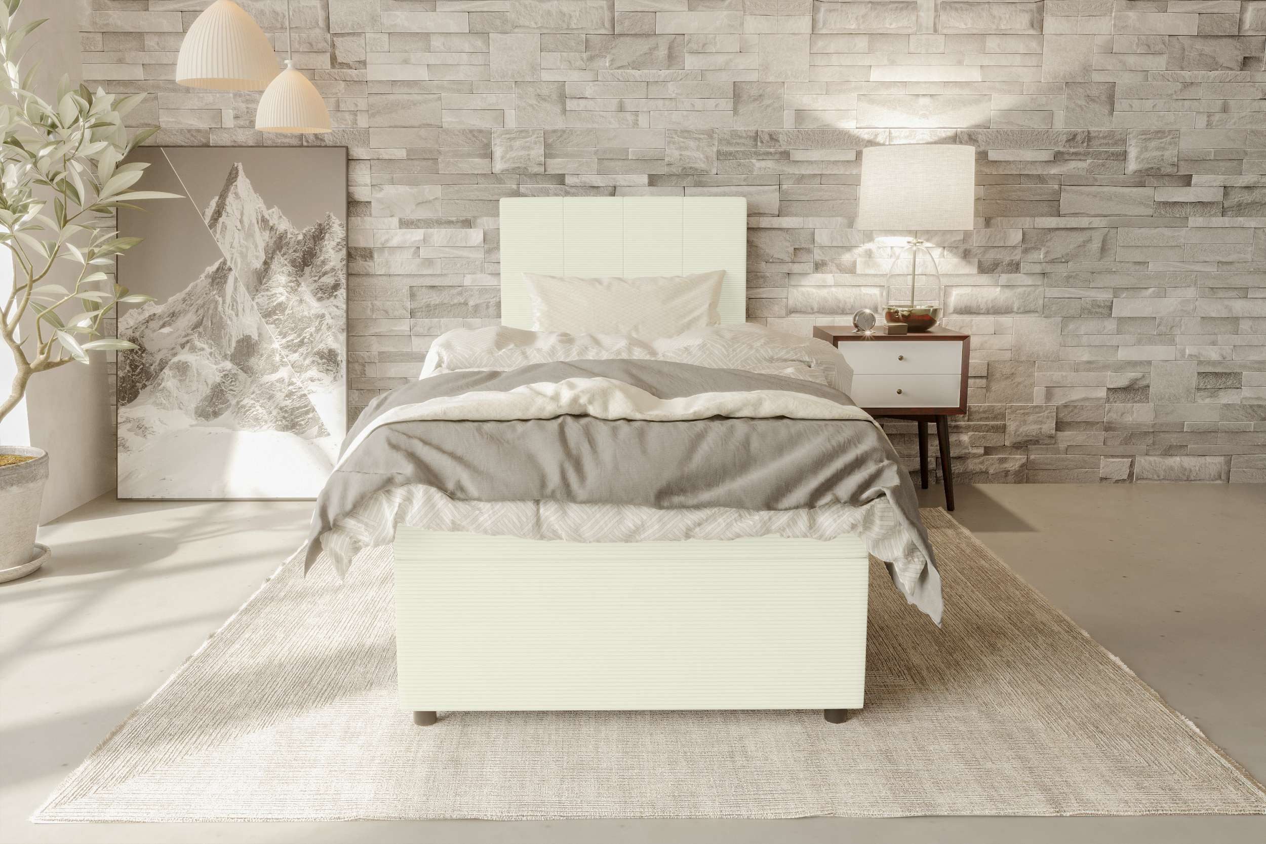 99rooms Boxspringbett Kira Mini (Schlafzimmerbett, Bett), günstig online kaufen