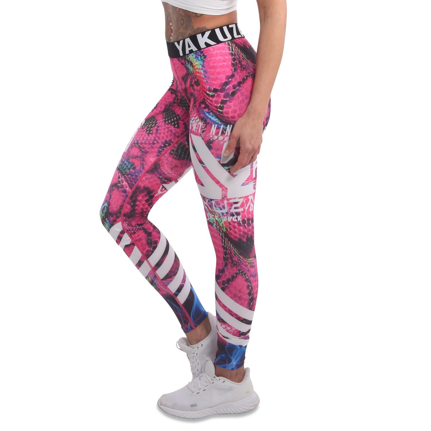 YAKUZA Leggings Burning Snake