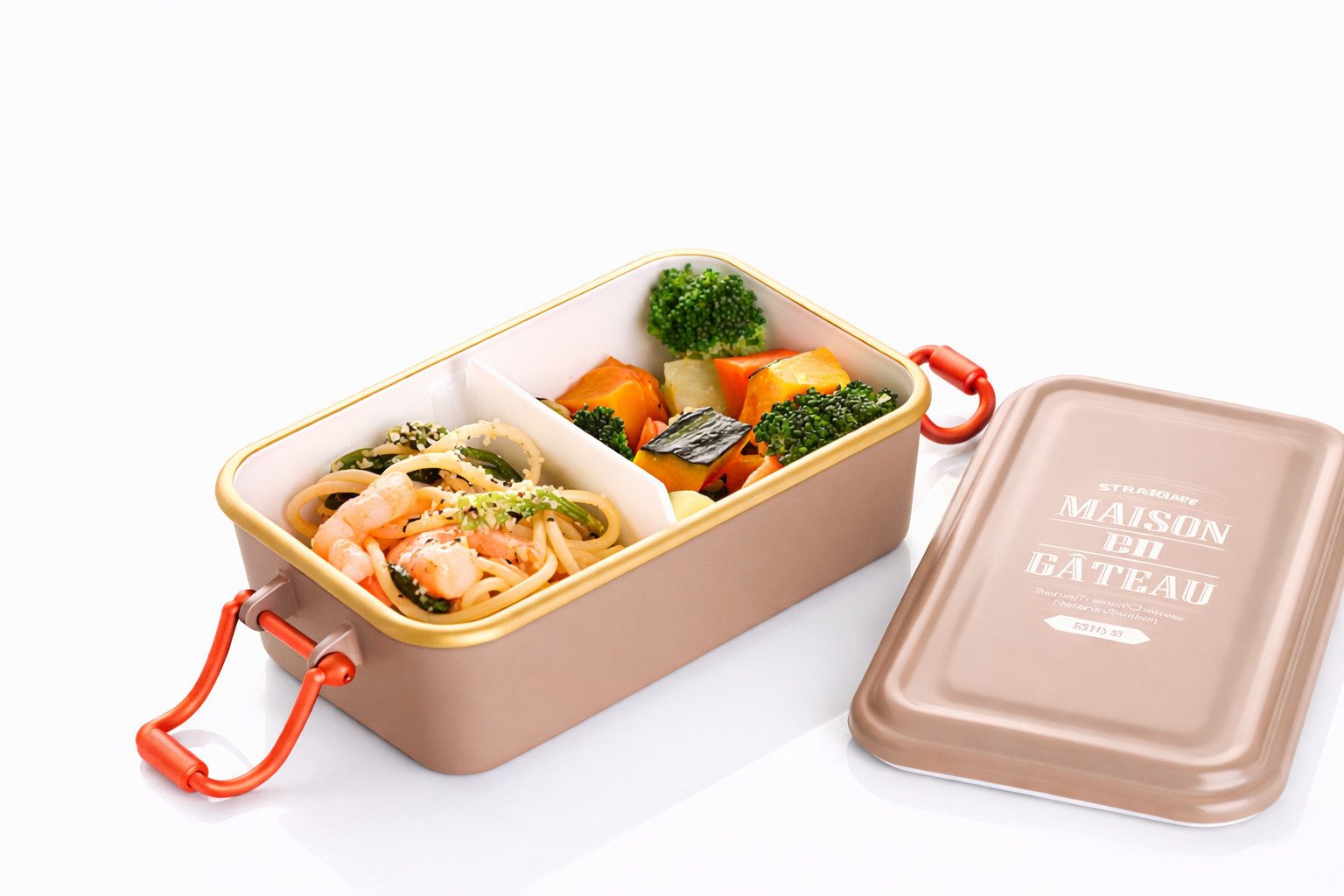 Creliv Lunchbox Auslaufsicher BPA-frei – Kinder Brotdose Bento Box 2 Farben, Kunststoff