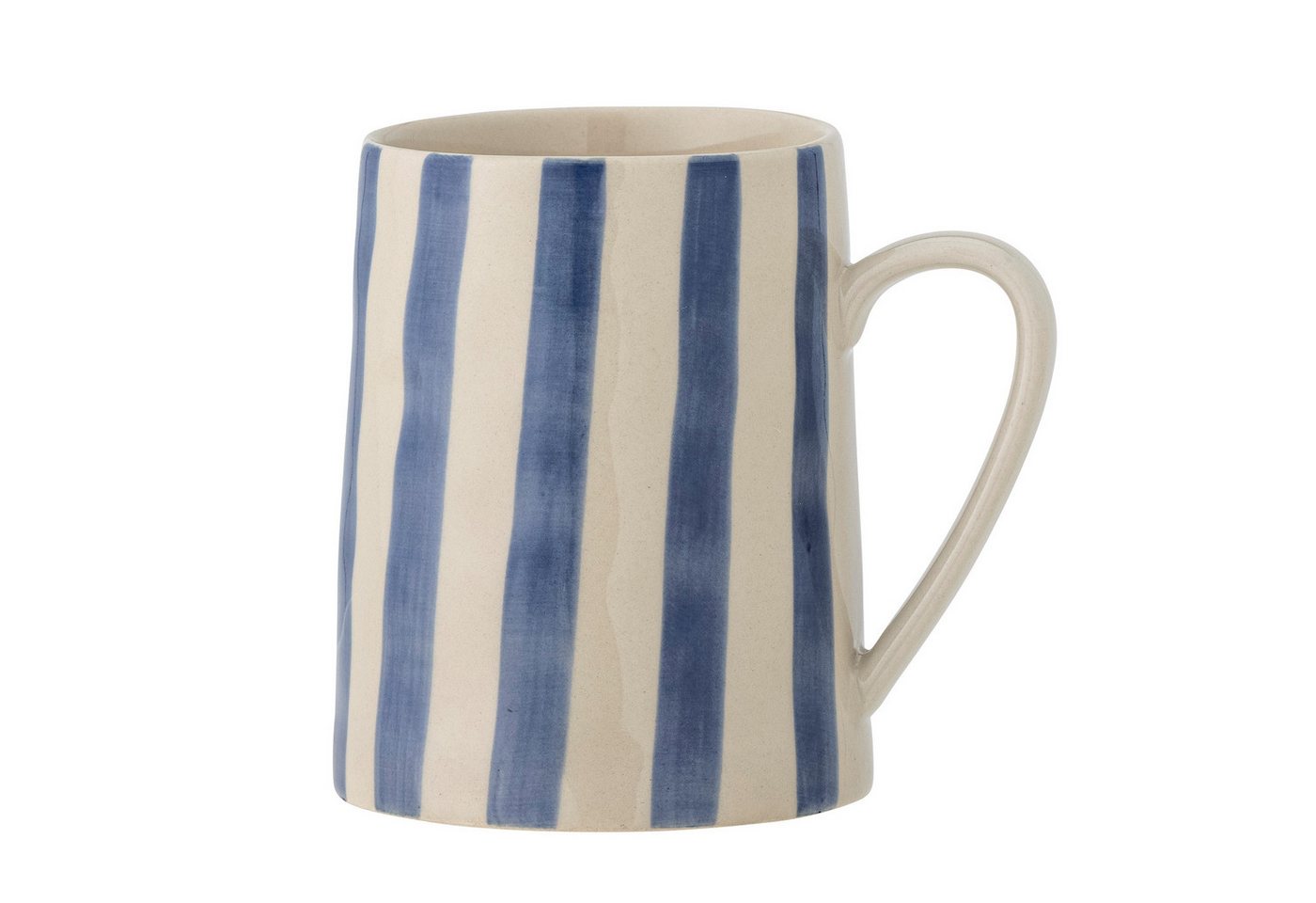 Bloomingville Tasse Bloomingville Begonia Becher, Blau, 440 ml, Steingut