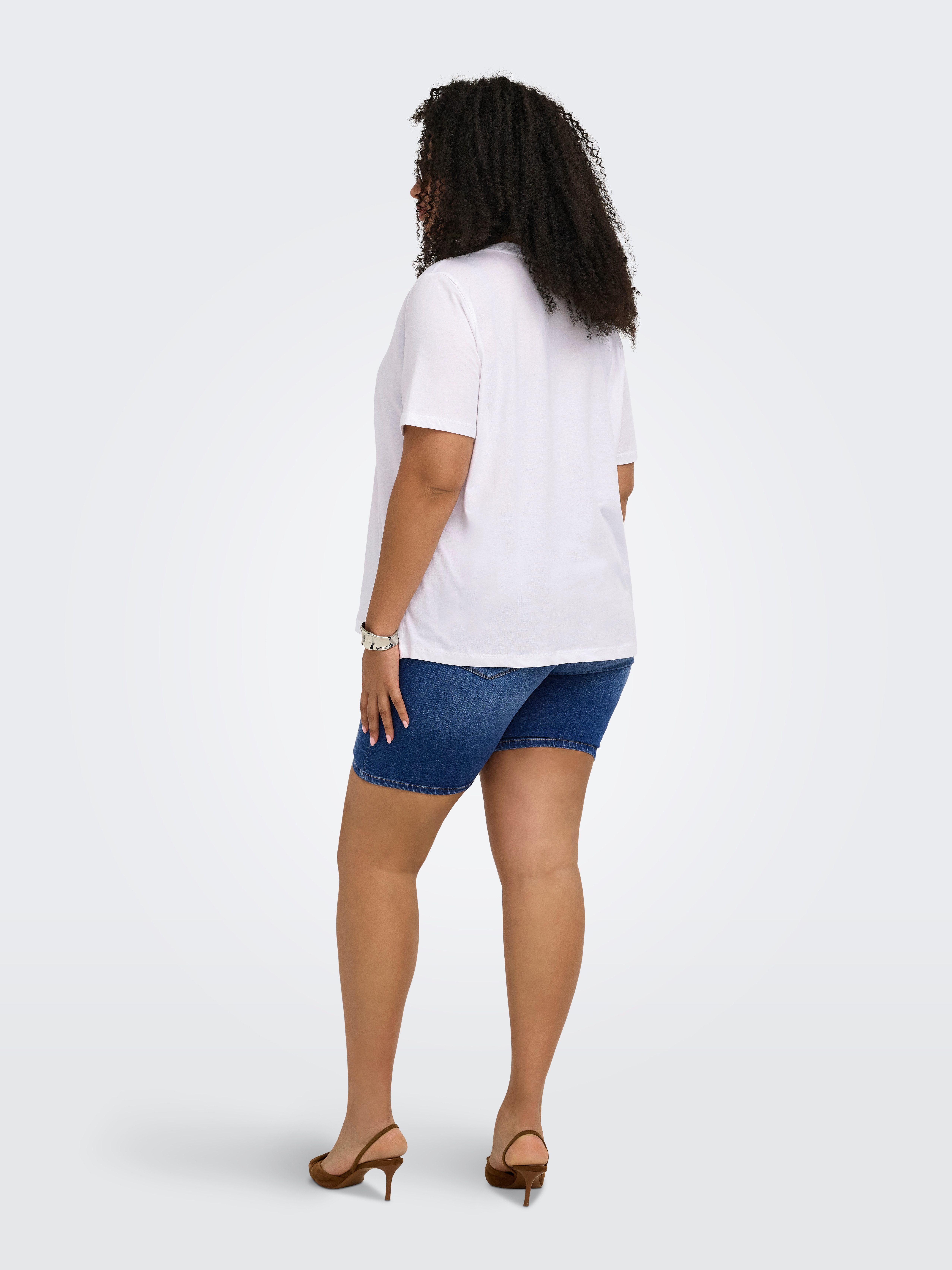 ONLY CARMAKOMA Rundhalsshirt CARALBERTE LIFE S/S BOXY TEE JRS – Bild 4 von 5