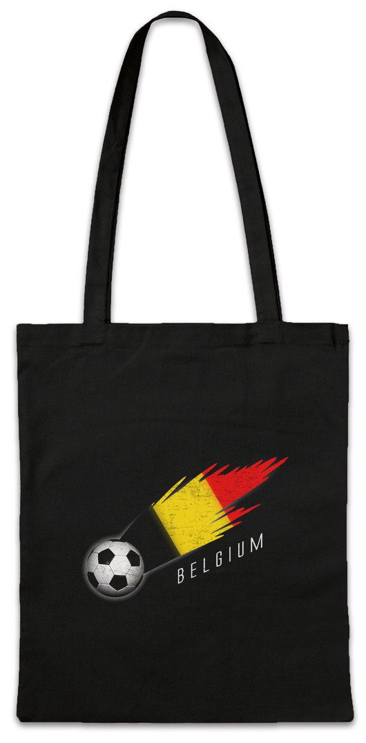 Urban Backwoods Beuteltasche Belgium Football Comet I Stofftasche Belgien Belgisch Belgische (1-tlg), Belgian Fußball Fahne Fussball