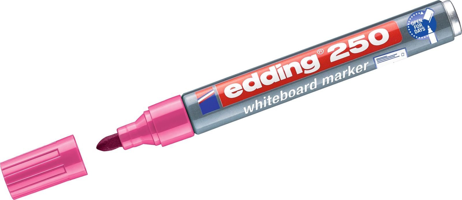 edding Whiteboard Marker Whiteboardmarker edding 250 nachfüllbar 1,5-3mm rosa