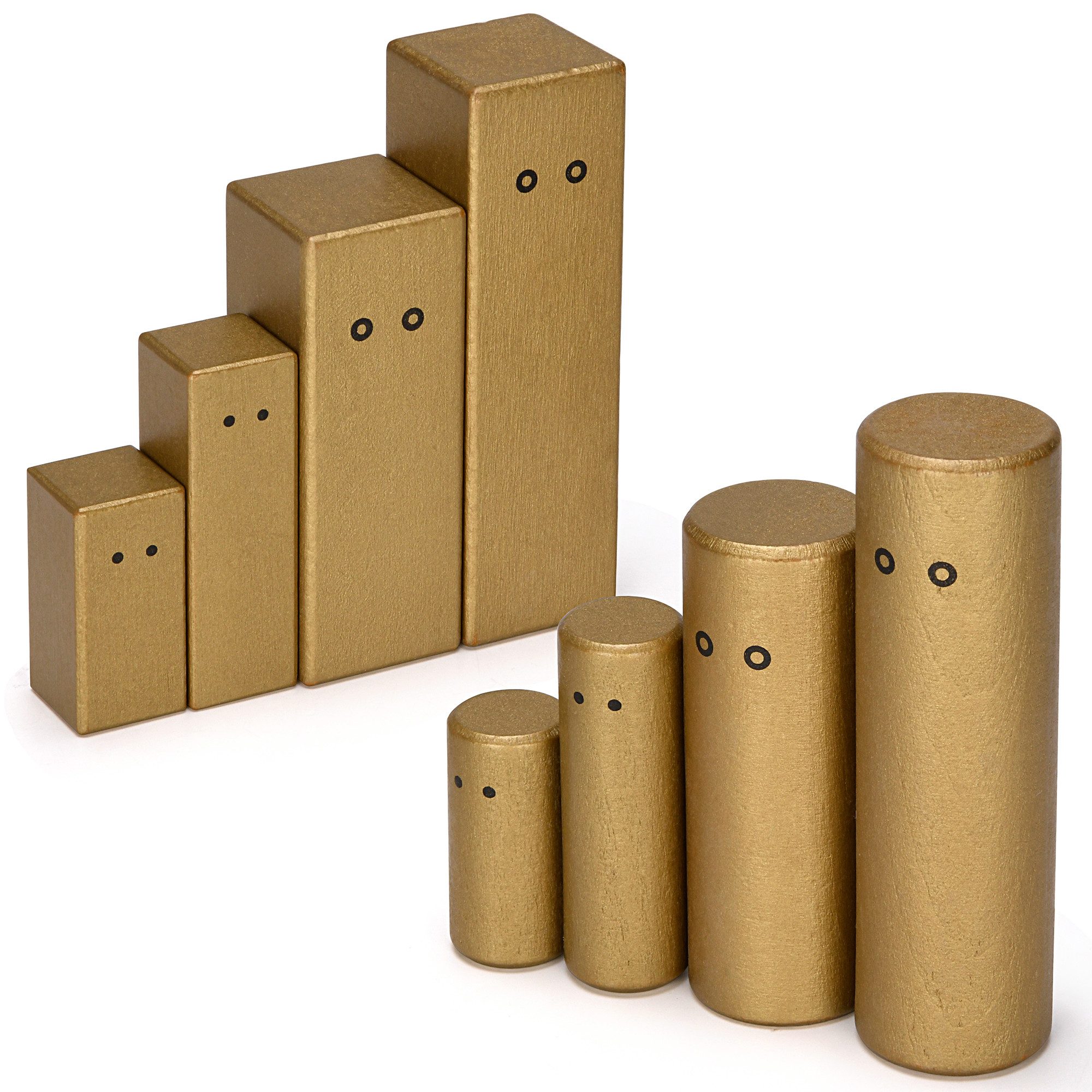 ideen.kollektiv Lernspielzeug ideen.kollektiv - Goldene Pro Systembrett, Familienbrett Figuren, für die systemische Aufstellung, Coaching, Therapie und Beratung