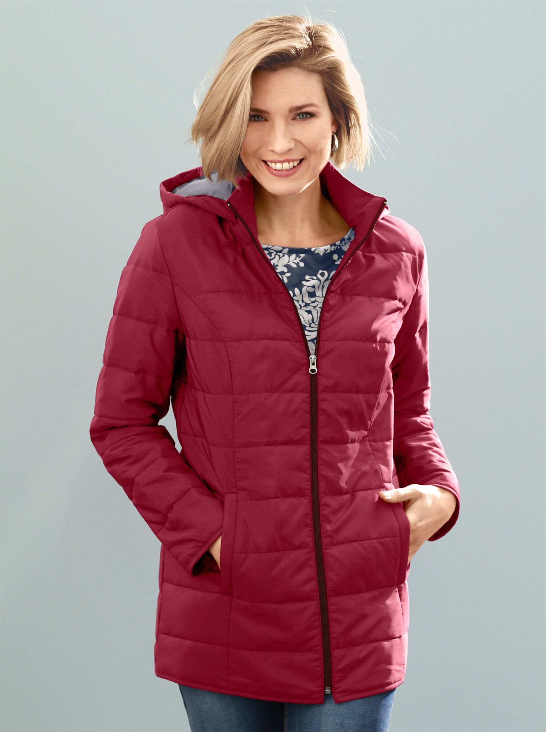 Sieh an! Allwetterjacke bordeaux