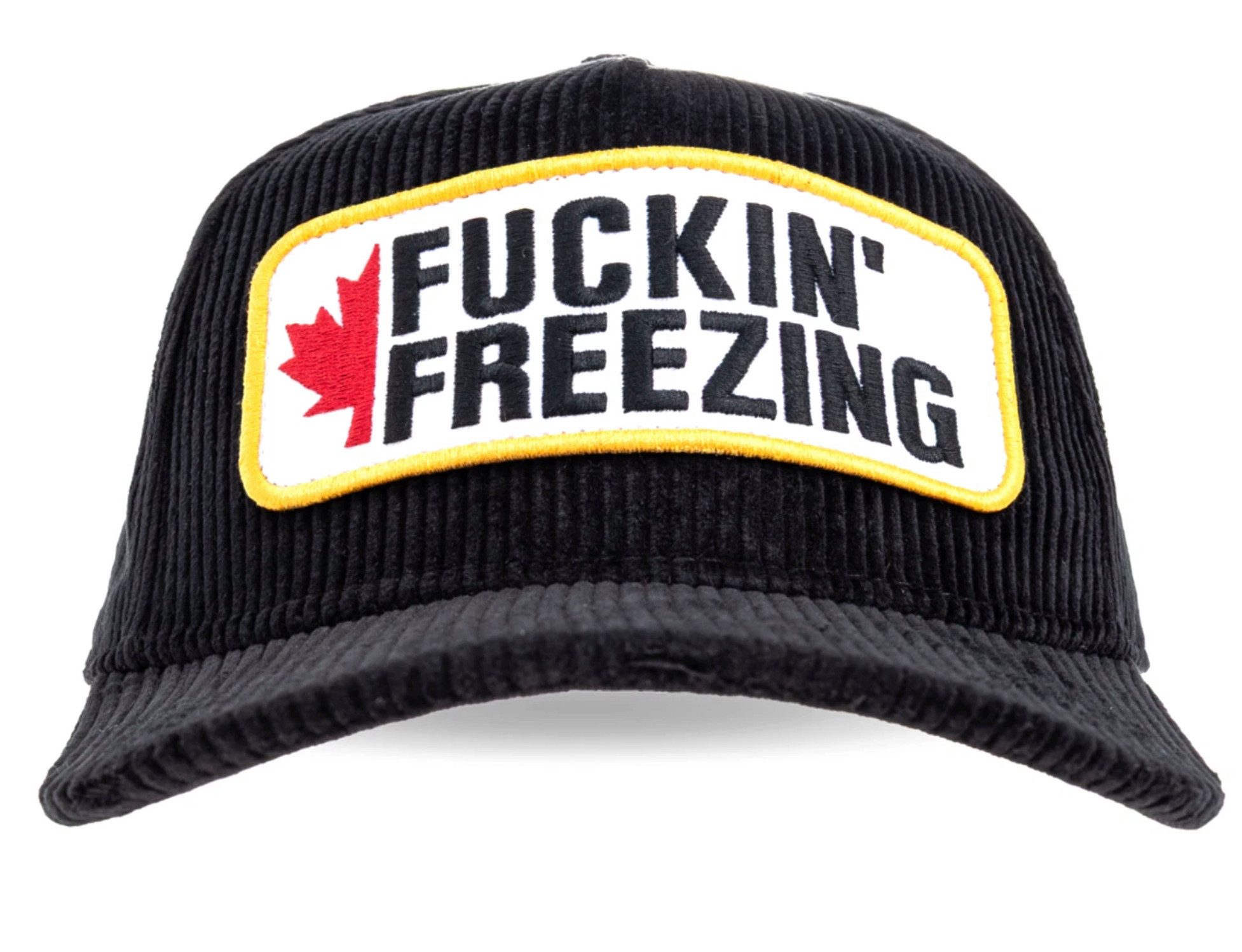 Dsquared2 Baseball Cap Basecap Fu*kin’Freezing Cap Icon Mütze Basebalkappe Hochwertiges Cordmaterial mit markanter Struktur