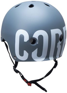Core Action Sports Protektoren-Set Core Street Stunt-Scooter Skate Dirt Helm Grau/Logo Weiß S/M (55-58cm)