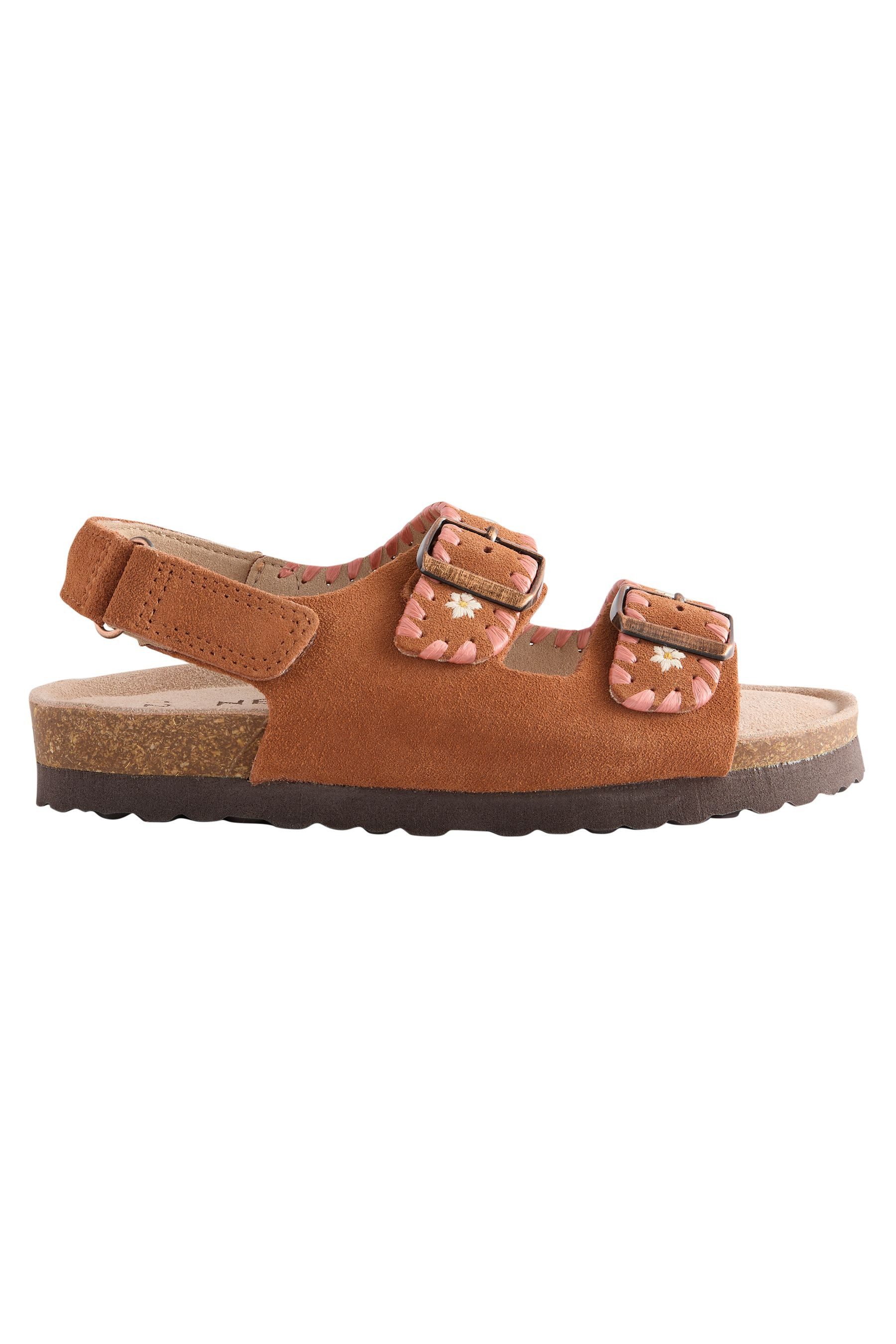 Next Sandale mit Korkfußbett und Klettverschlussriemen günstig online kaufen