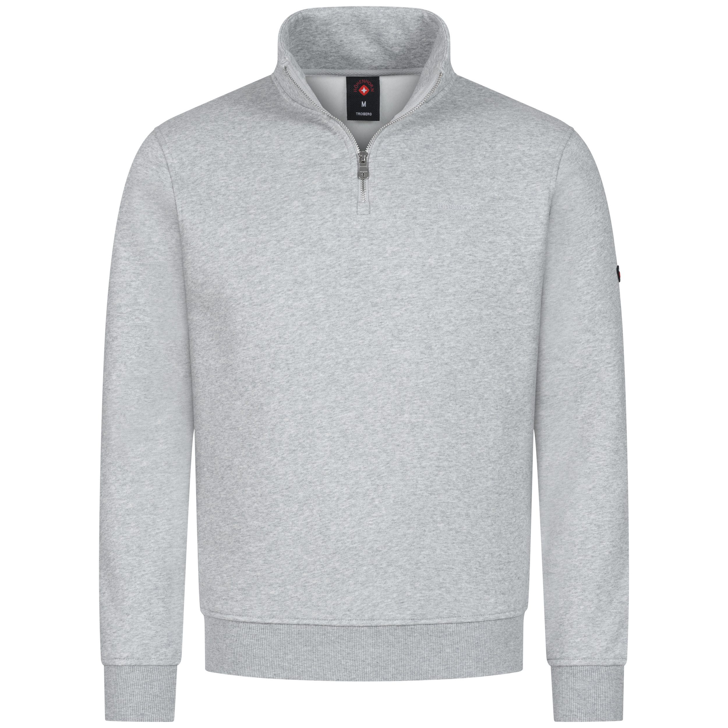Höhenhorn Troyer Troiberg Herren Pullover für Männer 1/4 Zip Sweatshirt mit Kragen