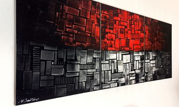 WandbilderXXL XXL-Wandbild Twilight 210 x 80 cm, Abstraktes Gemälde, handgemaltes Unikat