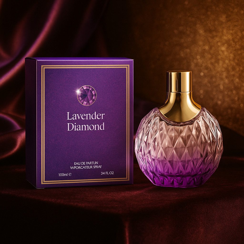 Fine Perfumery London Eau de Parfum Lavender Diamond Pour Femme – Hergestellt in England e100 ml