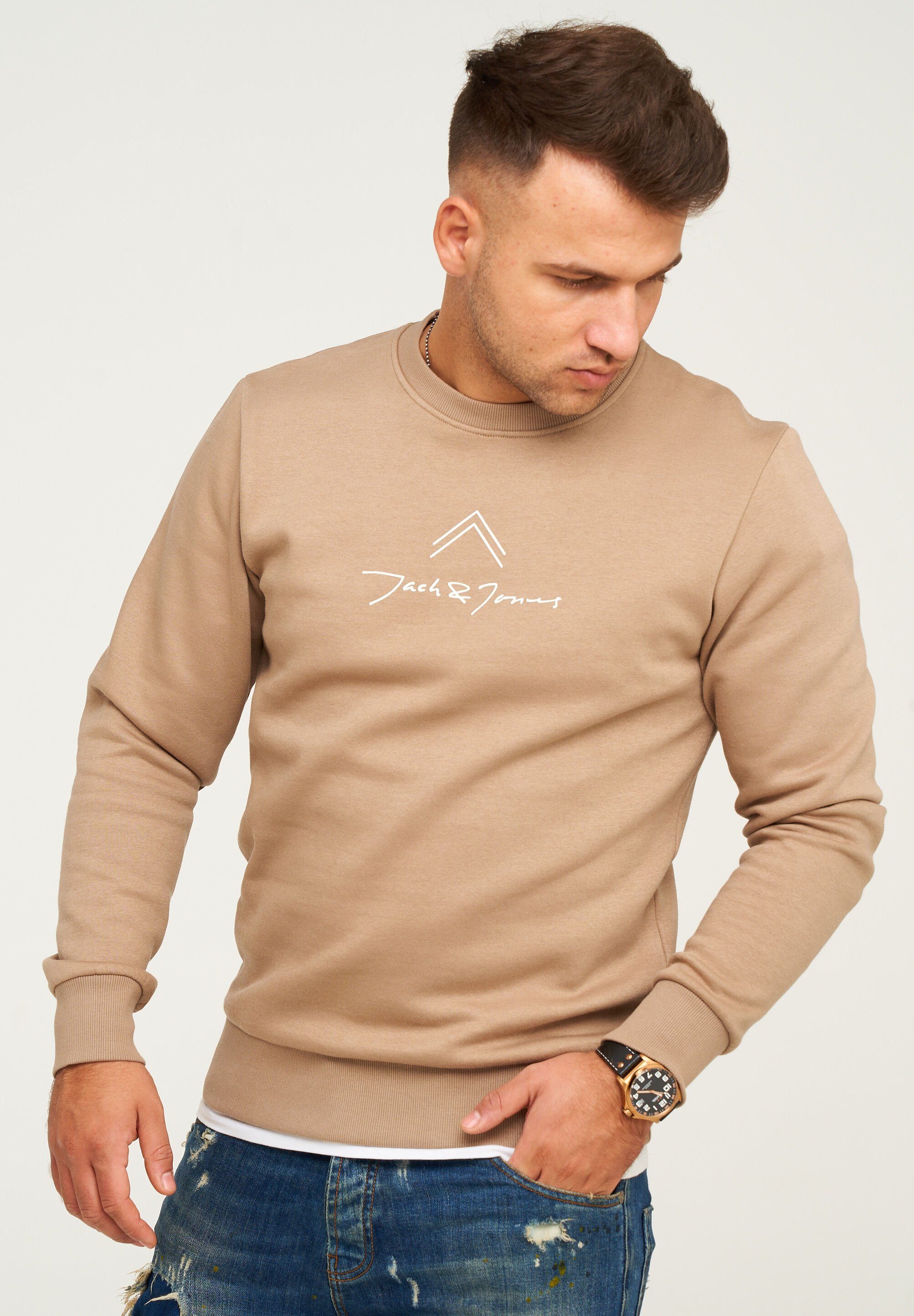 Jack & Jones Sweatshirt LABO SWEAT günstig online kaufen