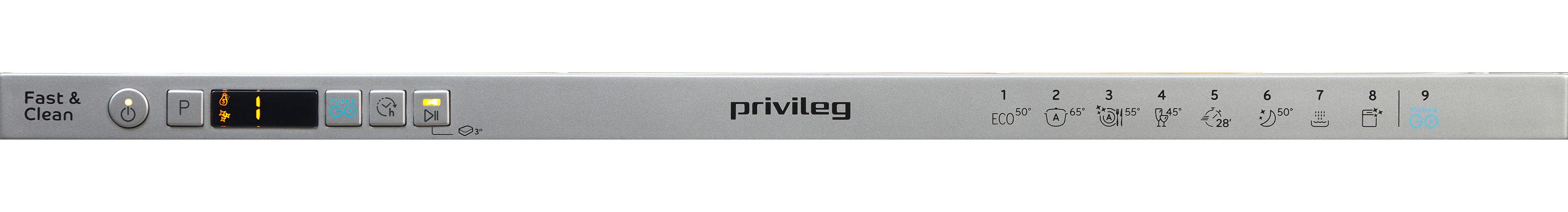 Privileg vollintegrierbarer Geschirrspüler P0I ECO D541 S, 14 Maßgedecke, Fast&Clean 28 Min. – das effektive Reinigungsprogramm unter 28 Minuten – Bild 4 von 5