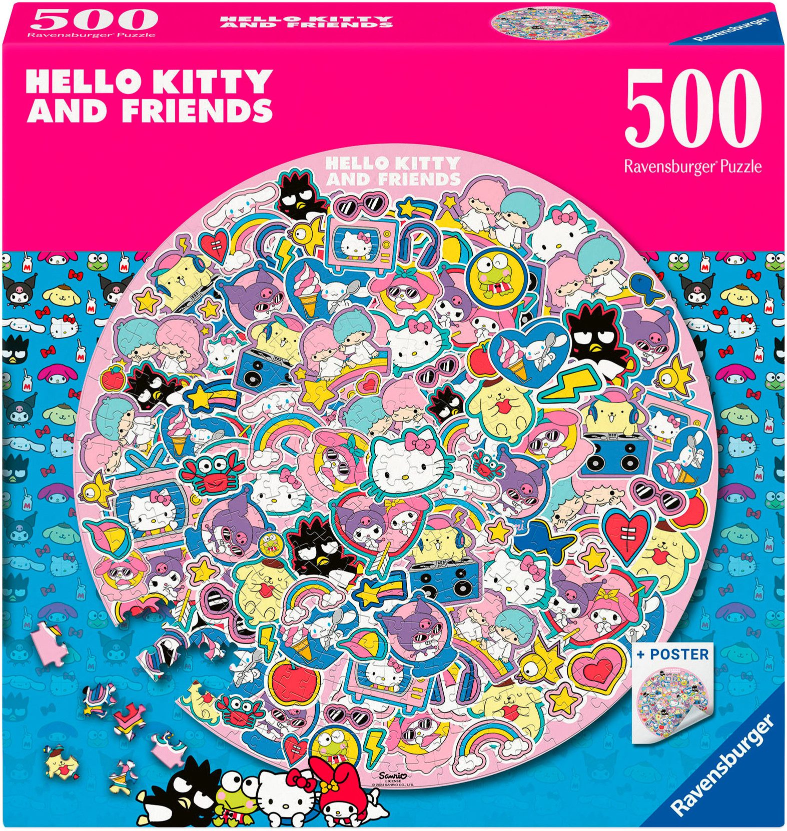 Ravensburger Puzzle Hello Kitty and Friends, 500 Puzzleteile, Made in Europ günstig online kaufen