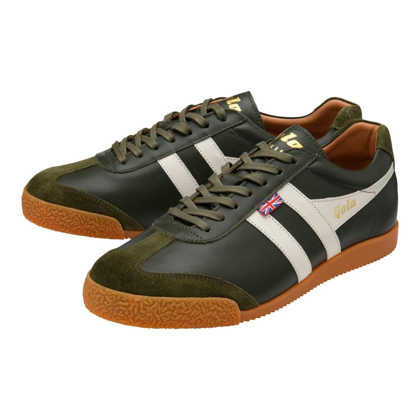 Gola Harrier Elite 2 2026 - Made in England - khakigrün Herren Sneaker