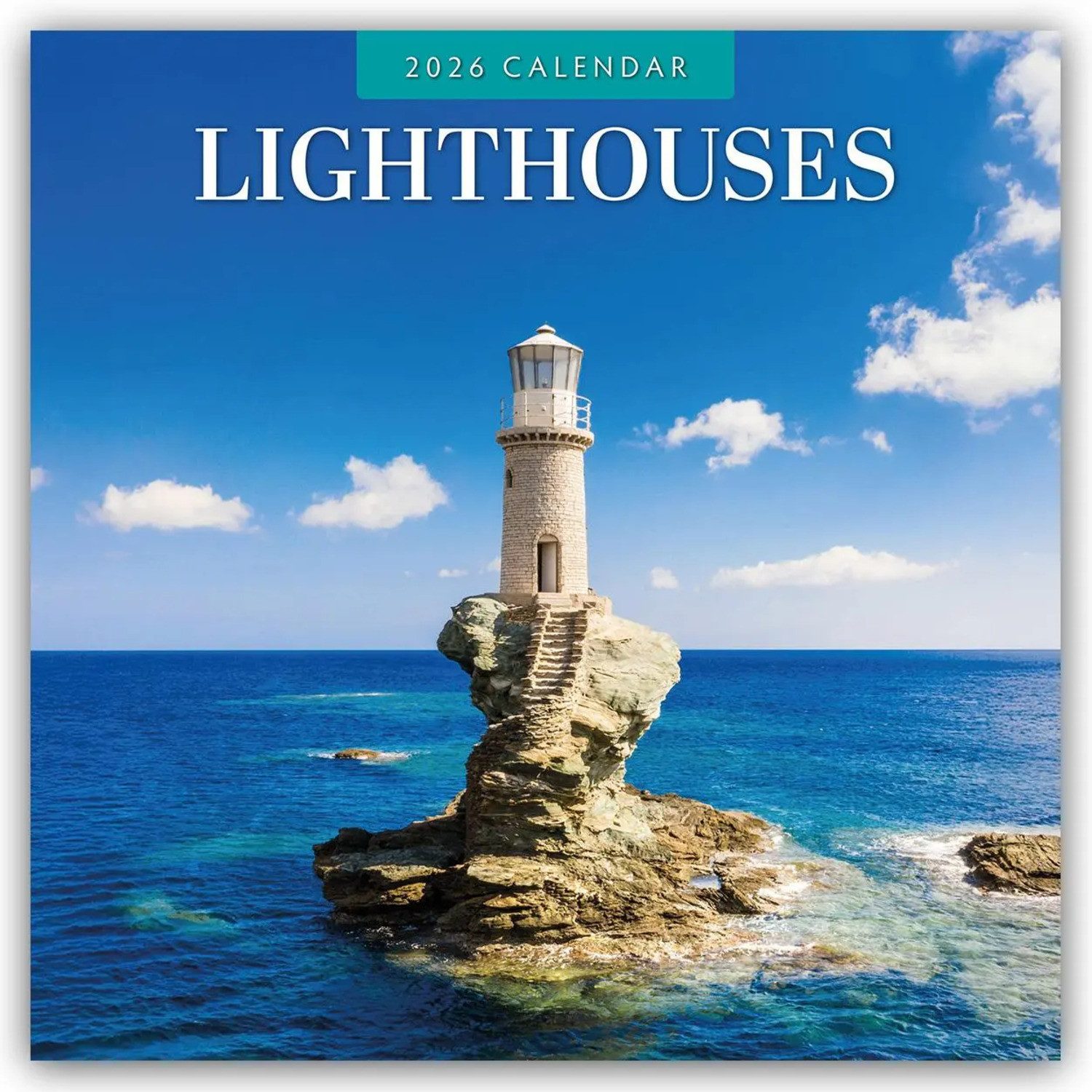 Wandkalender Lighthouses - Leuchttürme 2026 - 16-Monatskalender