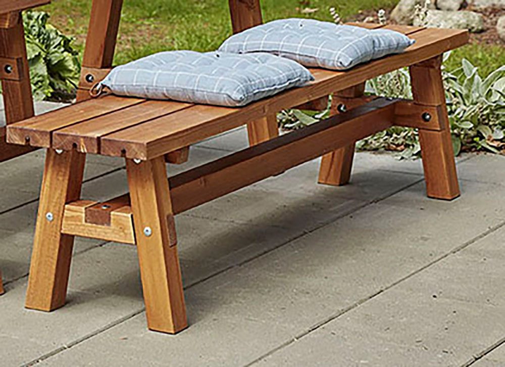 PLUS Sitzbank Contry Plankenbank (1-St), 177x37x46 cm