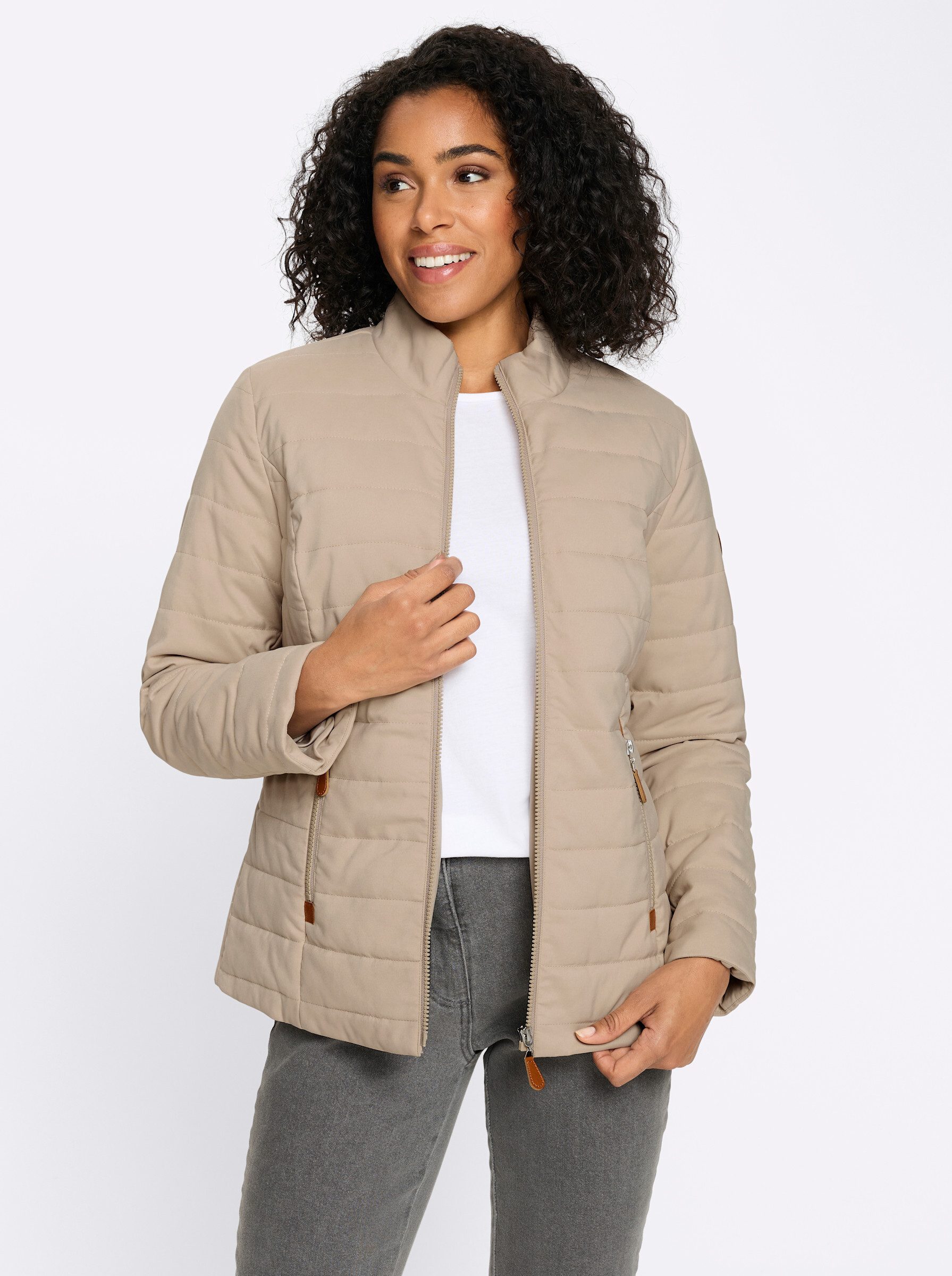Sieh an! Allwetterjacke Steppjacke Langarm