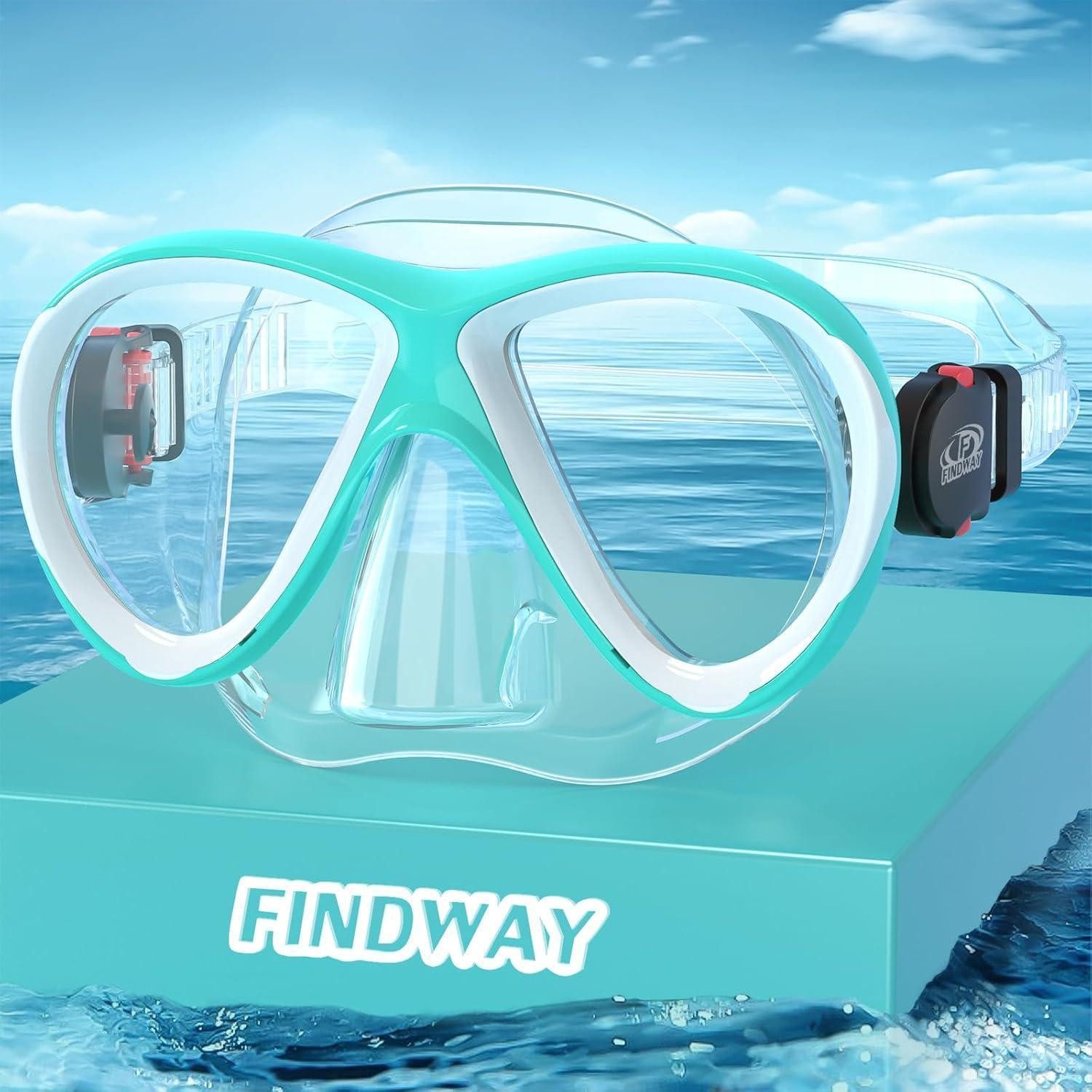 Schwimmbrille Taucherbrille Kinder Schwimmbrille für Jungen Mädchen 180°Panorama