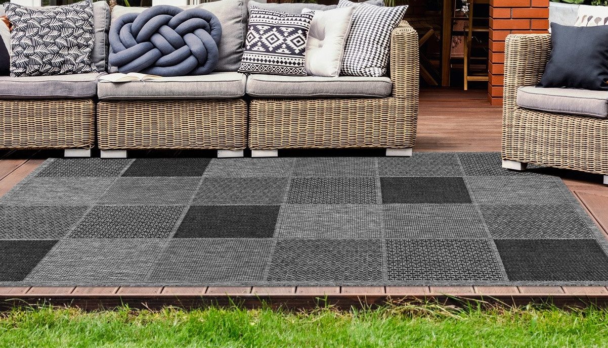 LALEE Teppich Sunset 605, rechteckig, Höhe: 5 mm, In- und Outdoor geeignet, Wohnzimmer