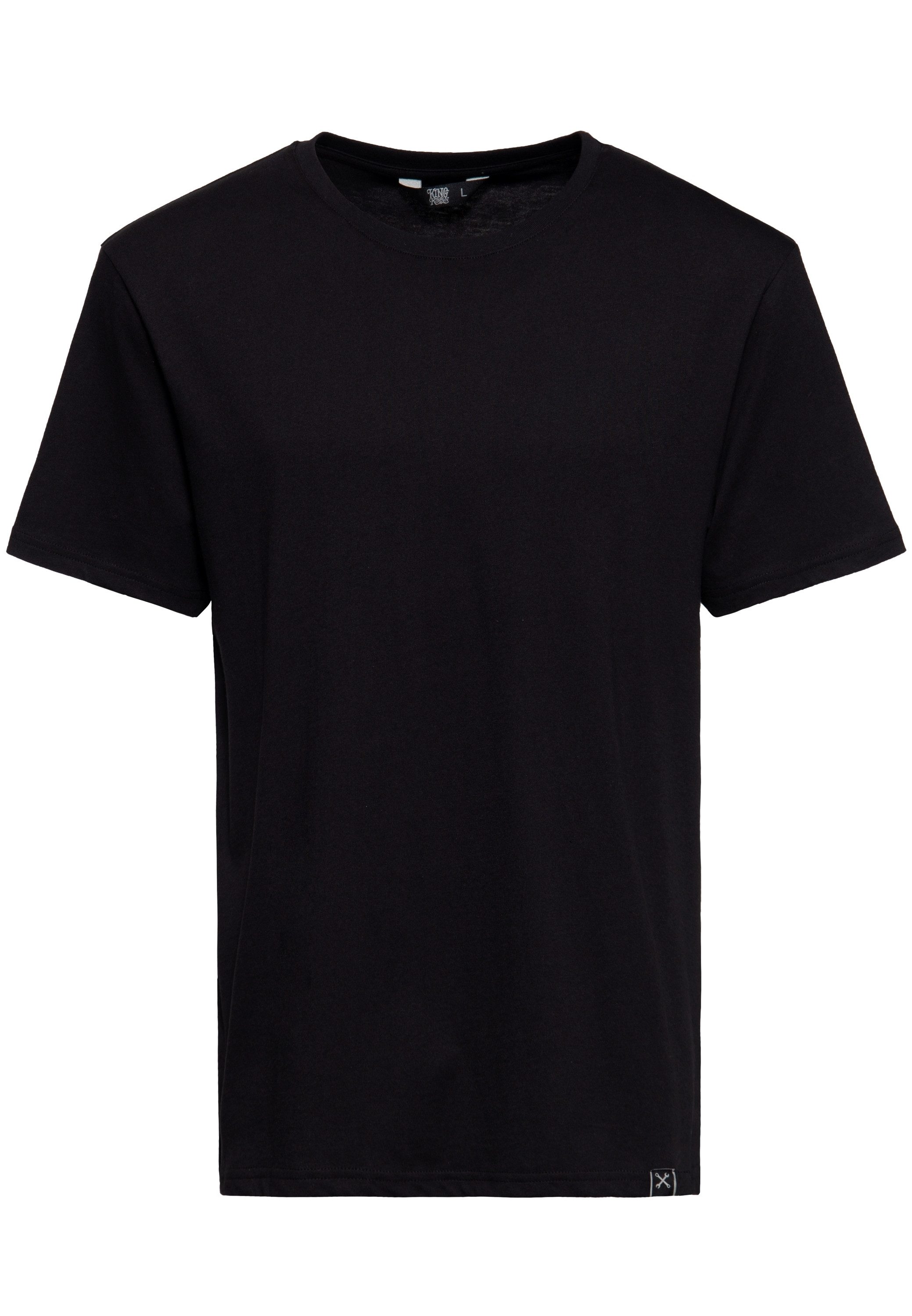 KingKerosin Print-Shirt (1-tlg) aus pflegeleichtem Stoff