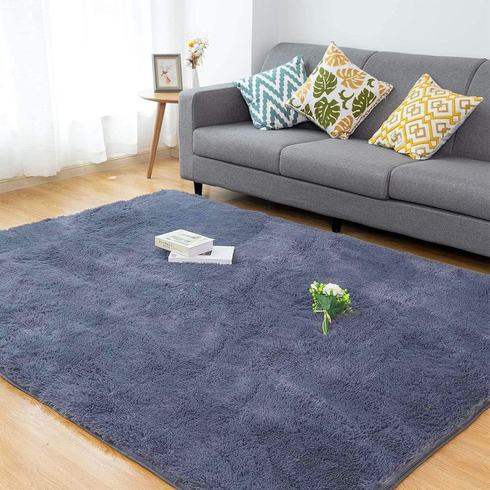 NUODWELL Hochflor-Teppich Hochflor Teppich, Waschbar Anti-Rutsch günstig online kaufen