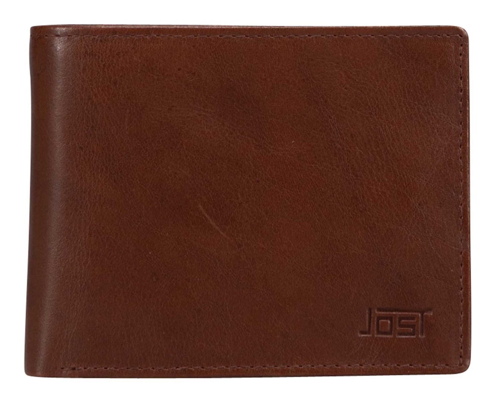 Jost Geldbörse Wallet, aus echtem Leder mit RFID-Blocker Schutz
