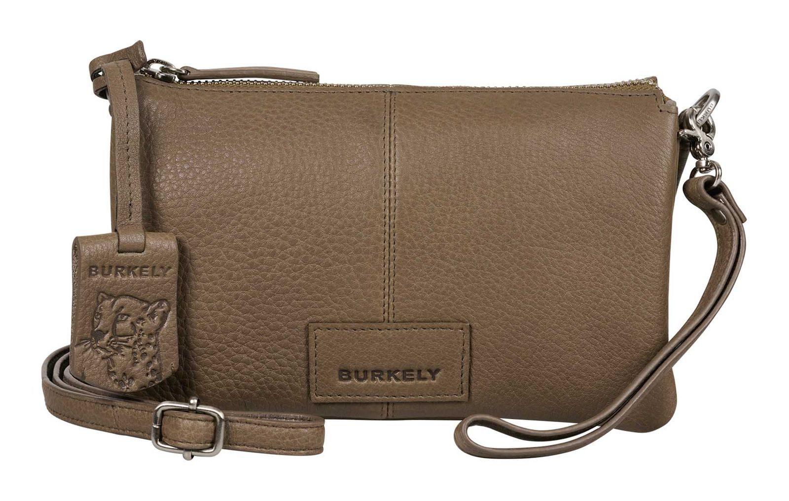 Burkely Umhängetasche Triple Pocket Zip, aus echtem Leder