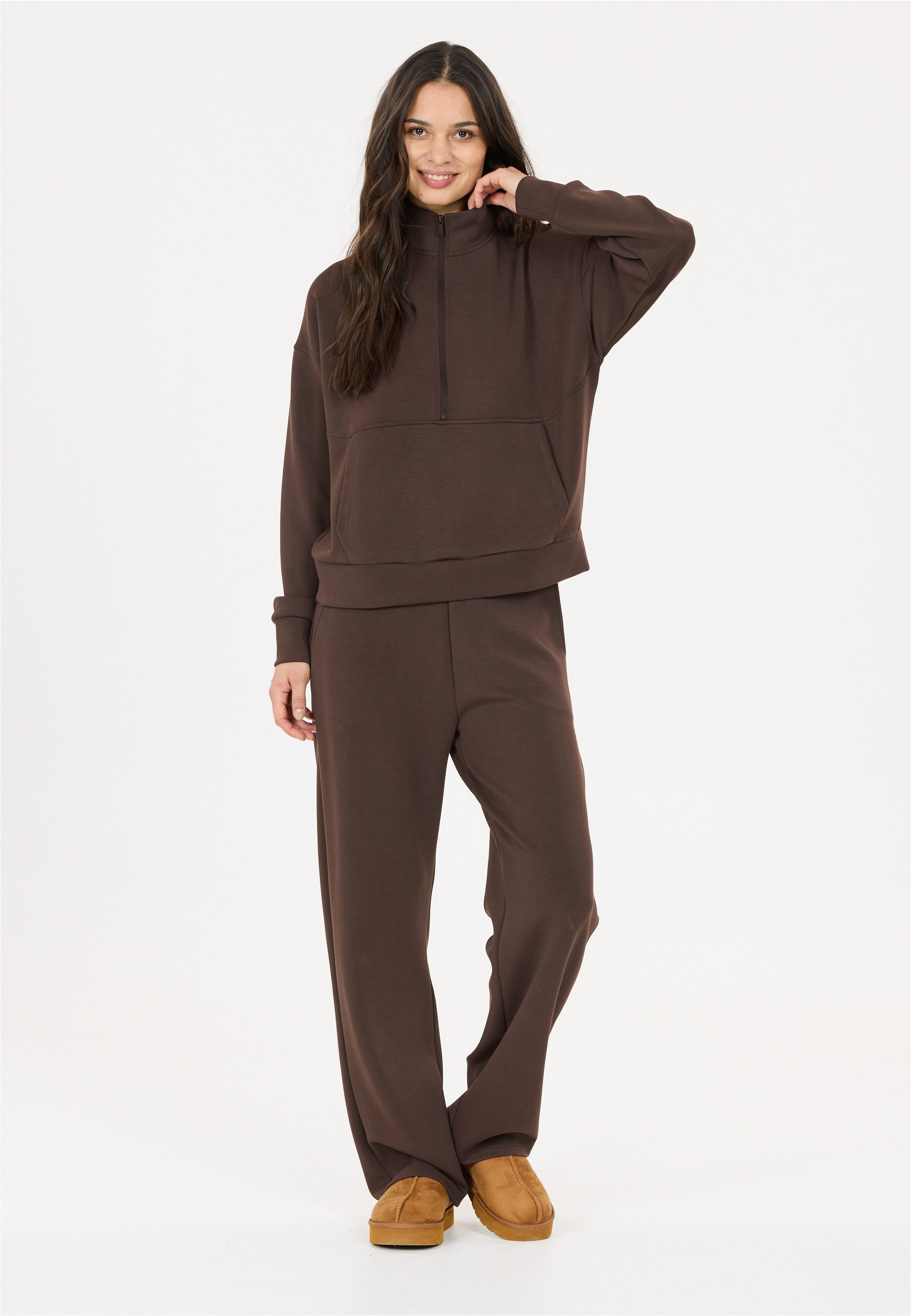 ATHLECIA Sweatshirt Jillnana mit geräumiger Kängurutasche