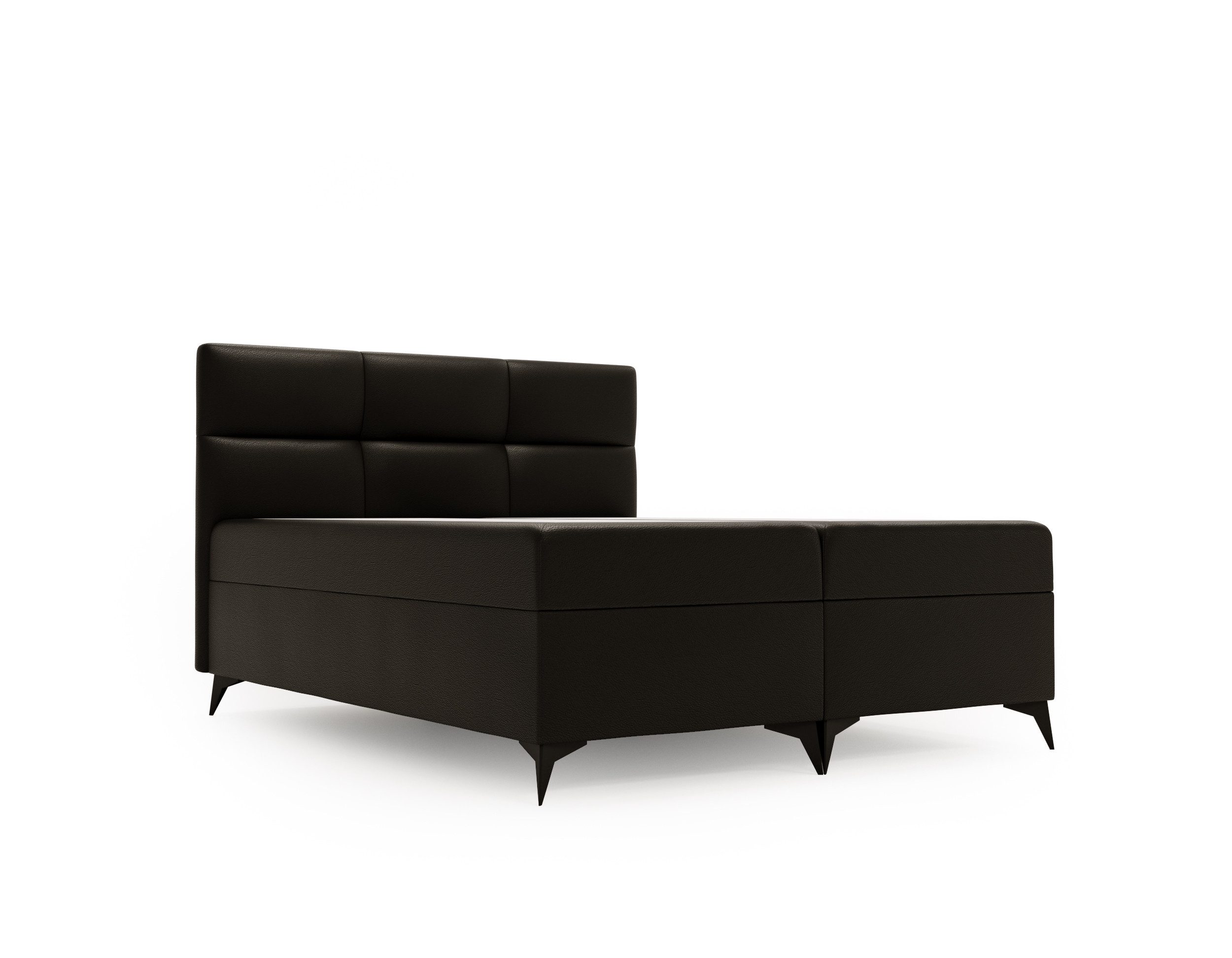MF Design Boxspringbett Boxspringbett FIGARO mit Bettkasten und Federautomatik, Vorhanden