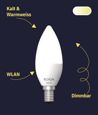 Klyqa KL-E14W Smarte Lampe