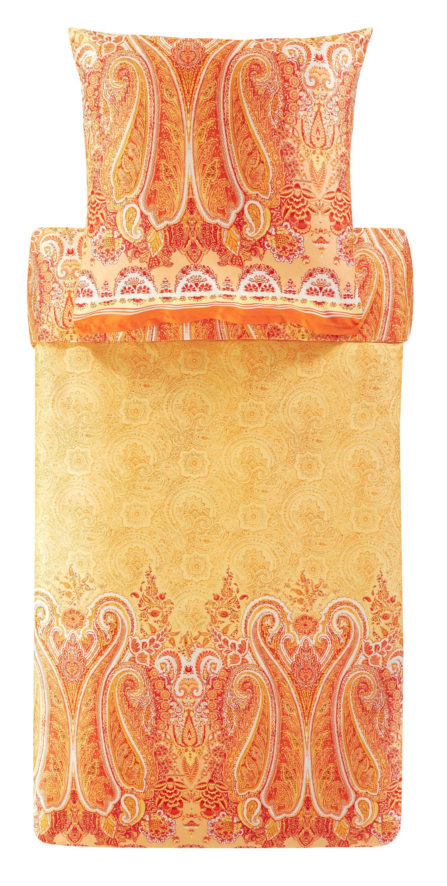 Bassetti Bettwäsche MERGELLINA, Satin, 1 teilig, aus satinierter Baumwolle und Reißverschluss