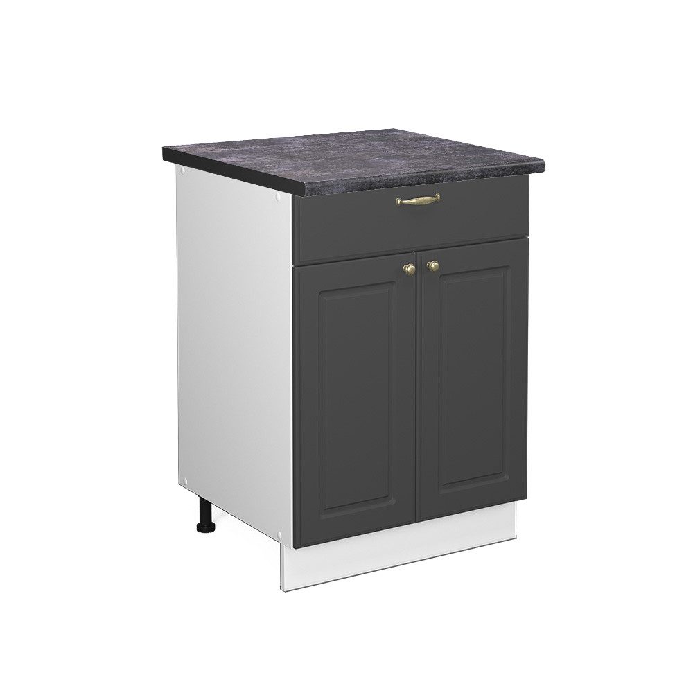 Vicco Unterschrank R-Line, Rot/Anthrazit, 60 cm günstig online kaufen