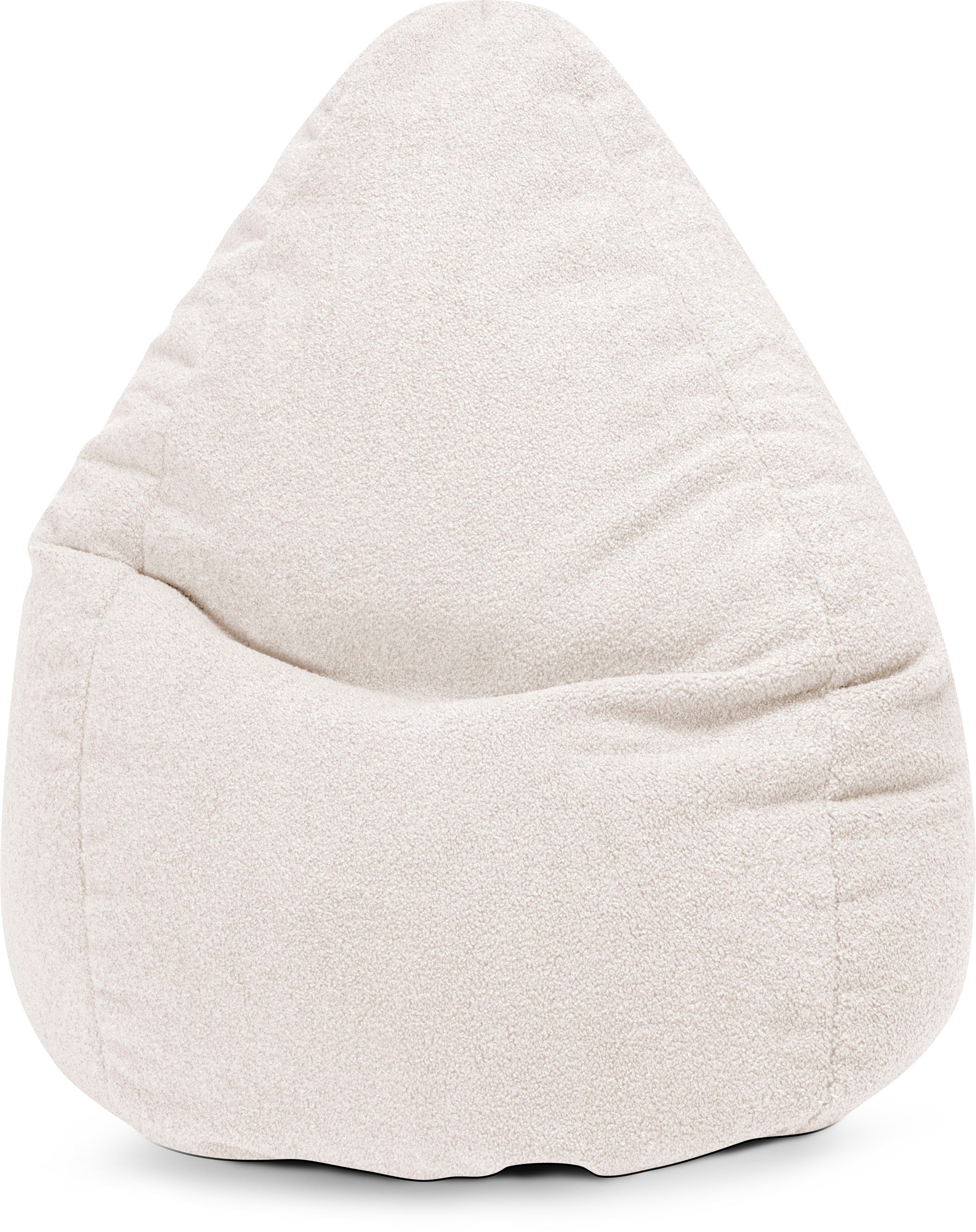 ca. natur Point Sitting 300L POINT XXL WOOLY SITTING Fellimitat Sitzsack Sitzsack,